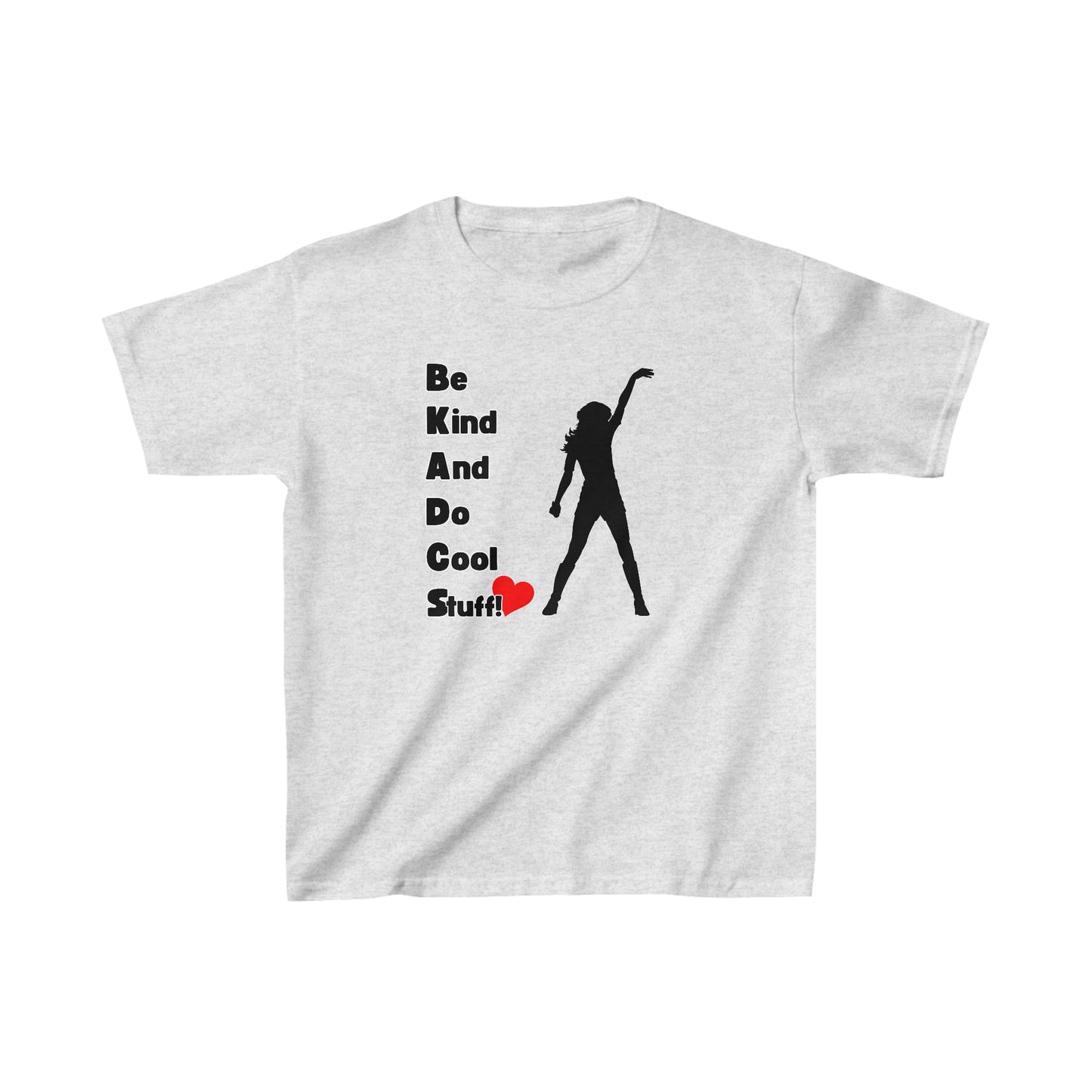 Be Kind And Do Cool Stuff - Cool Girl - Kids Heavy Cotton™ Tee