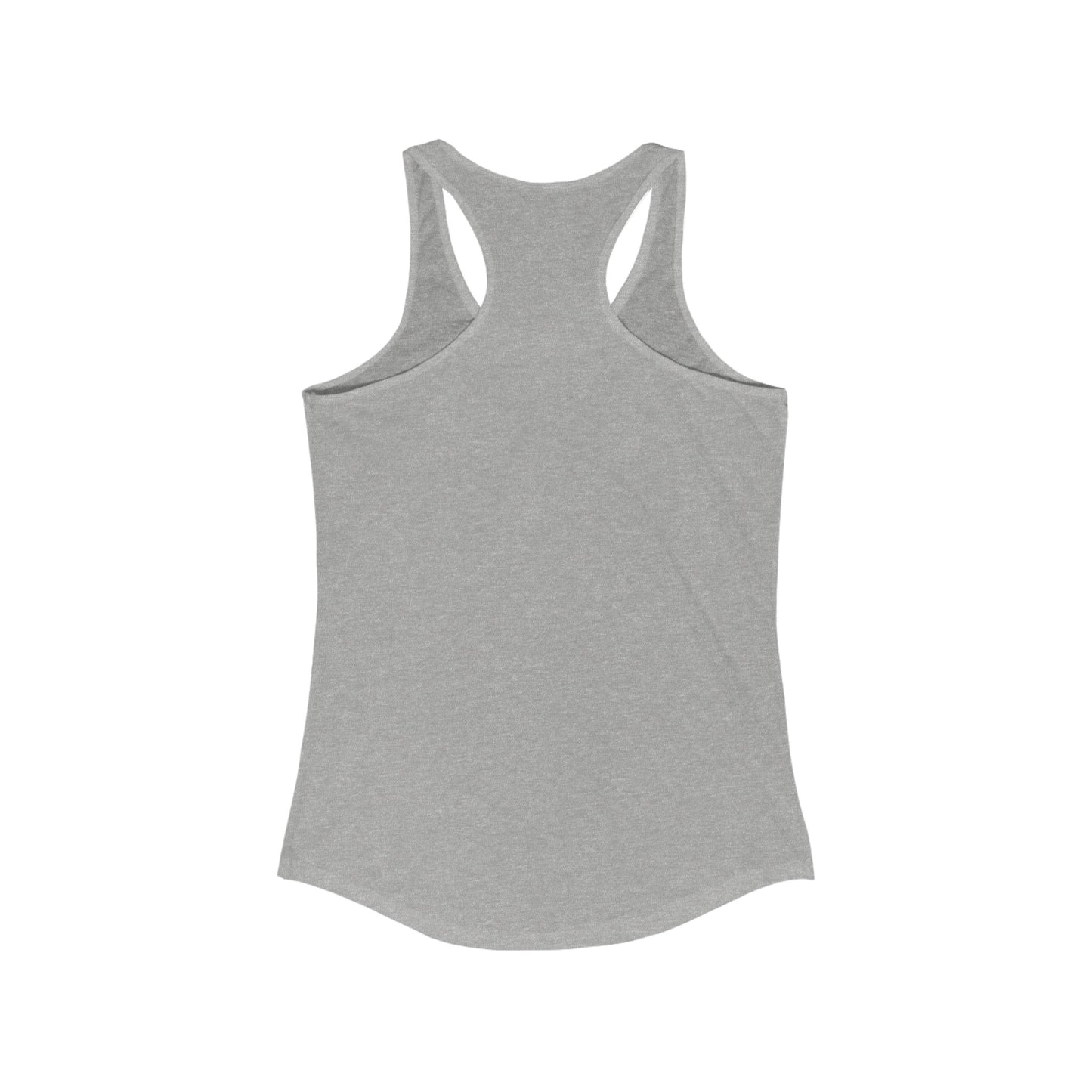 Are you being nice today? Slim fit Peace Sign - Women's Ideal Racerback Tank