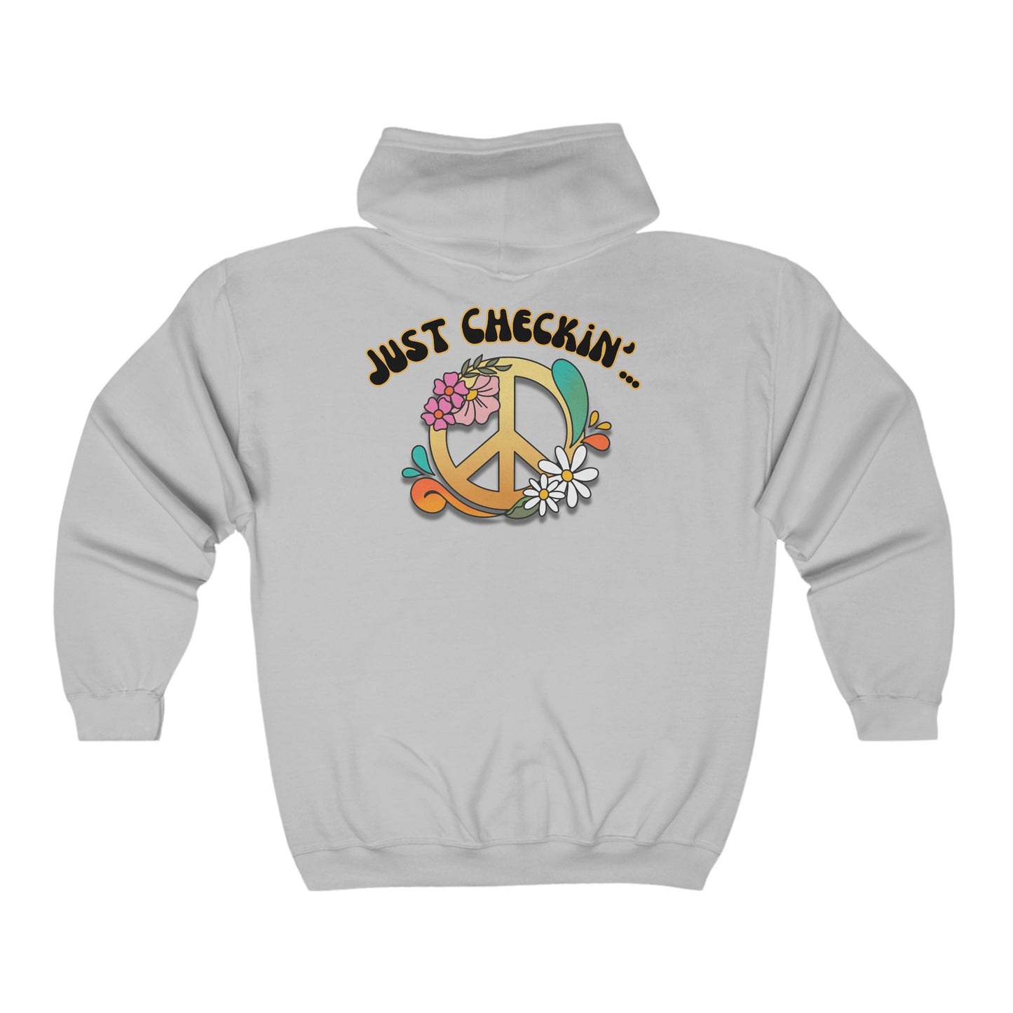 Are you being nice today? - Smiley Face - Unisex Heavy Blend™ Full Zip Hooded Sweatshirt