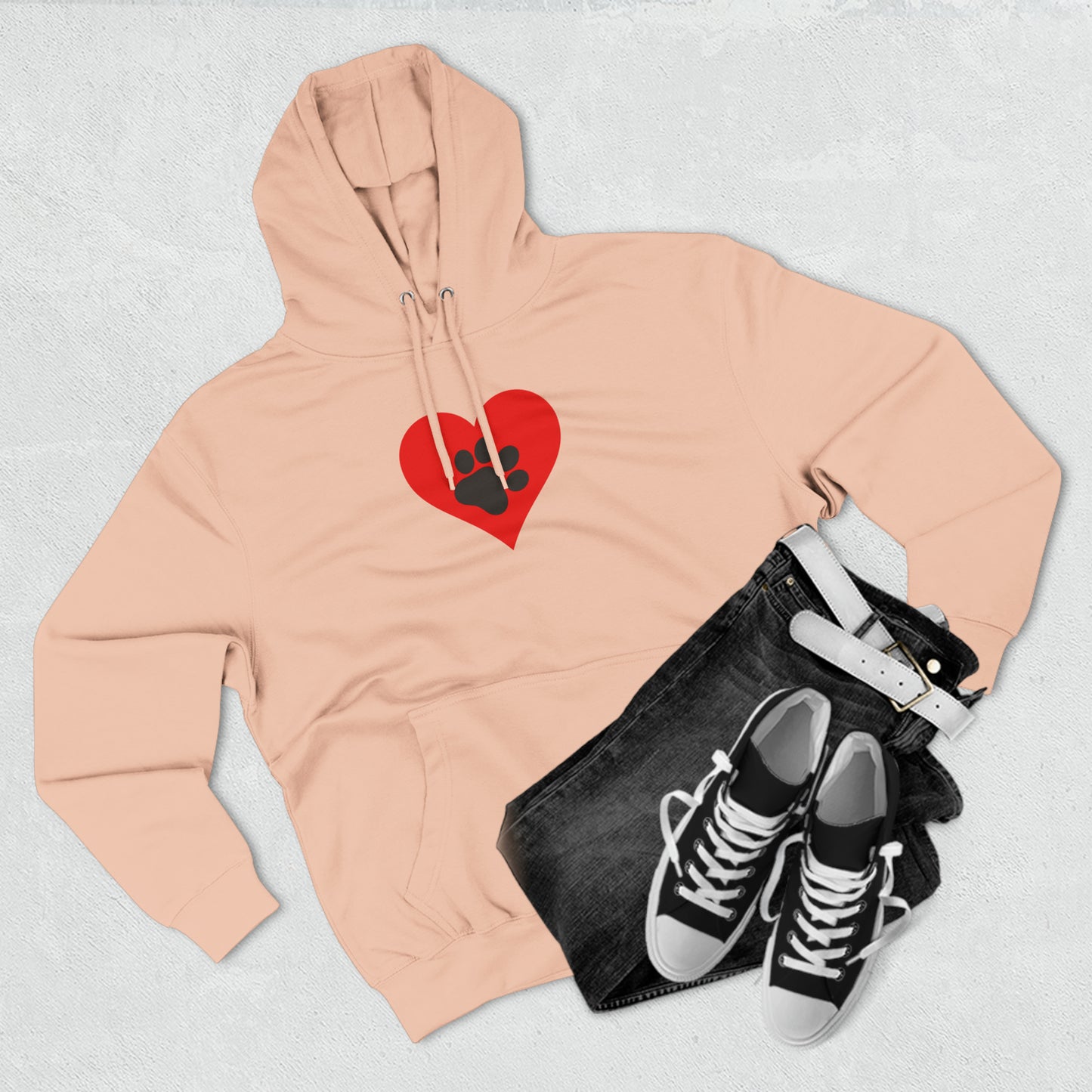 Just A Heart Unisex Super Soft Pullover Hoodie