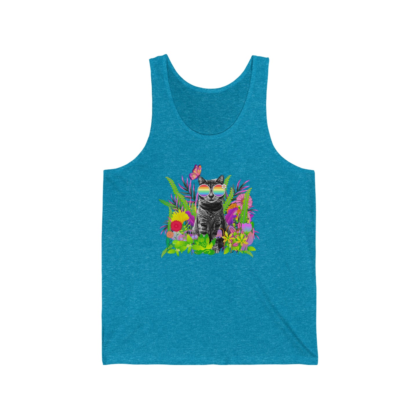 Painted Jungle Sticky Unisex Jersey Tank