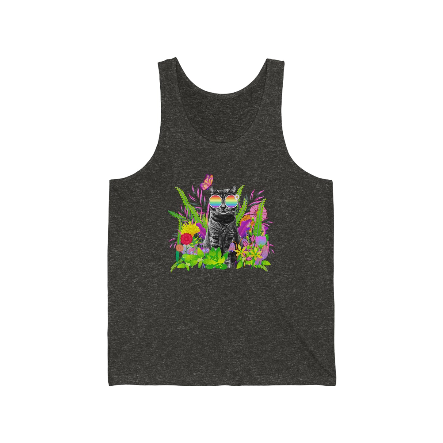 Painted Jungle Sticky Unisex Jersey Tank