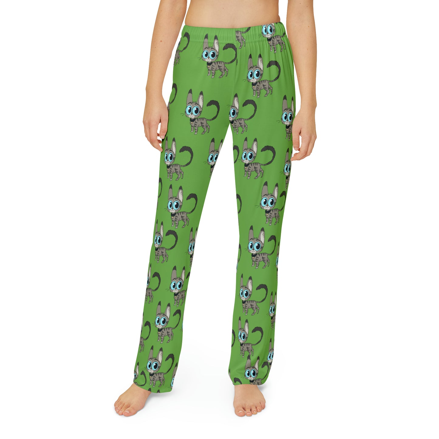 All the Stickys - Kids Pajama Pants (Green)