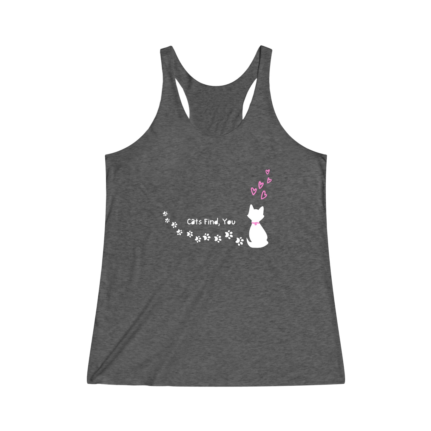 Women's, "Prints Across Your Heart" Limited time, Racerback Tank