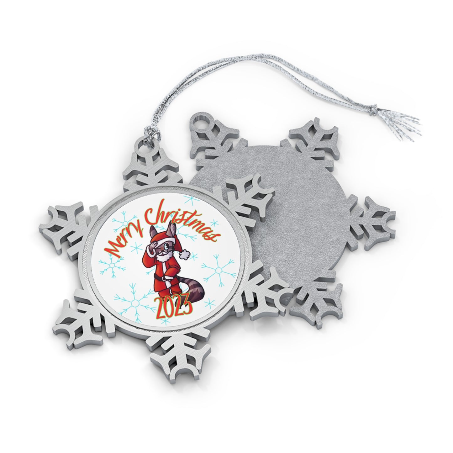 Sticky Christmas 2023 Pewter Snowflake Ornament