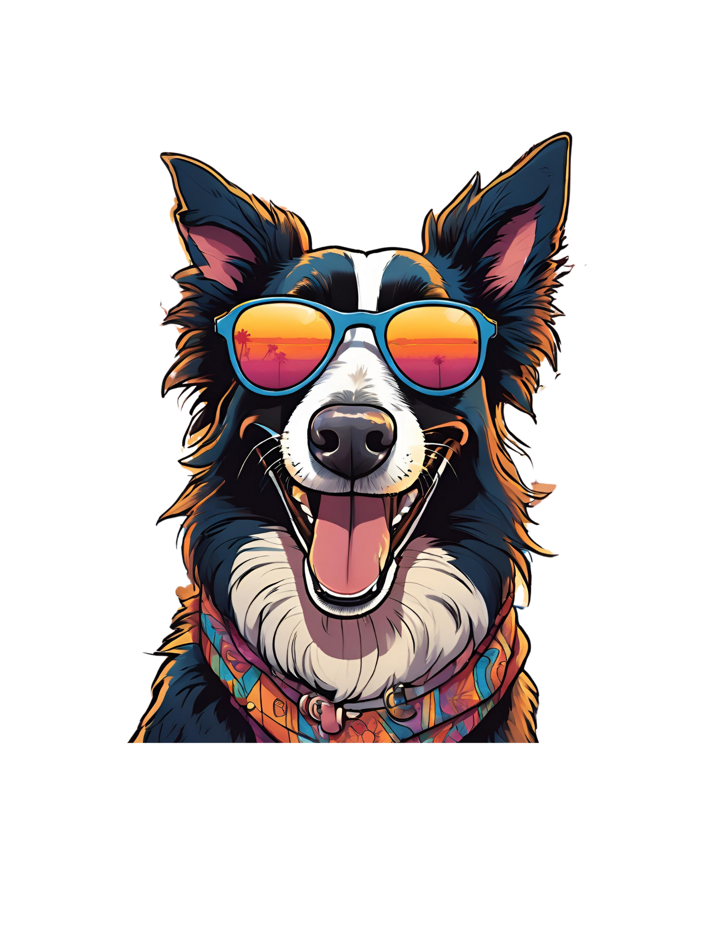 Sunset Collie