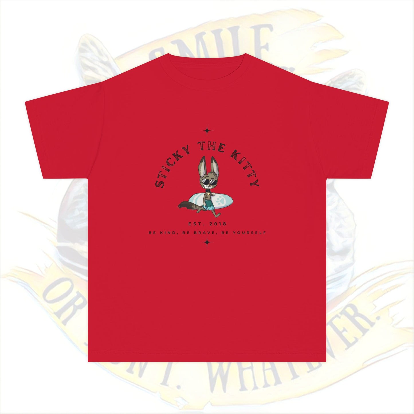 Sticky the Kitty Est. 2018 Youth Tee