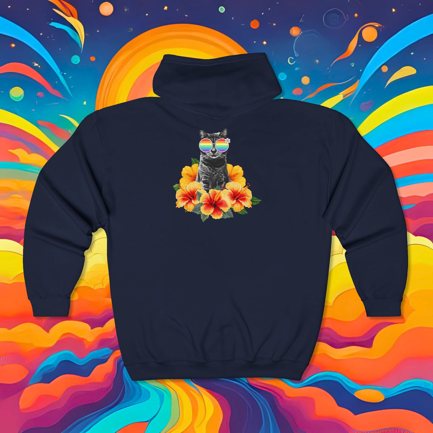 Hula Sticky Hibiscus SUPER COMFY Women's Hoodie