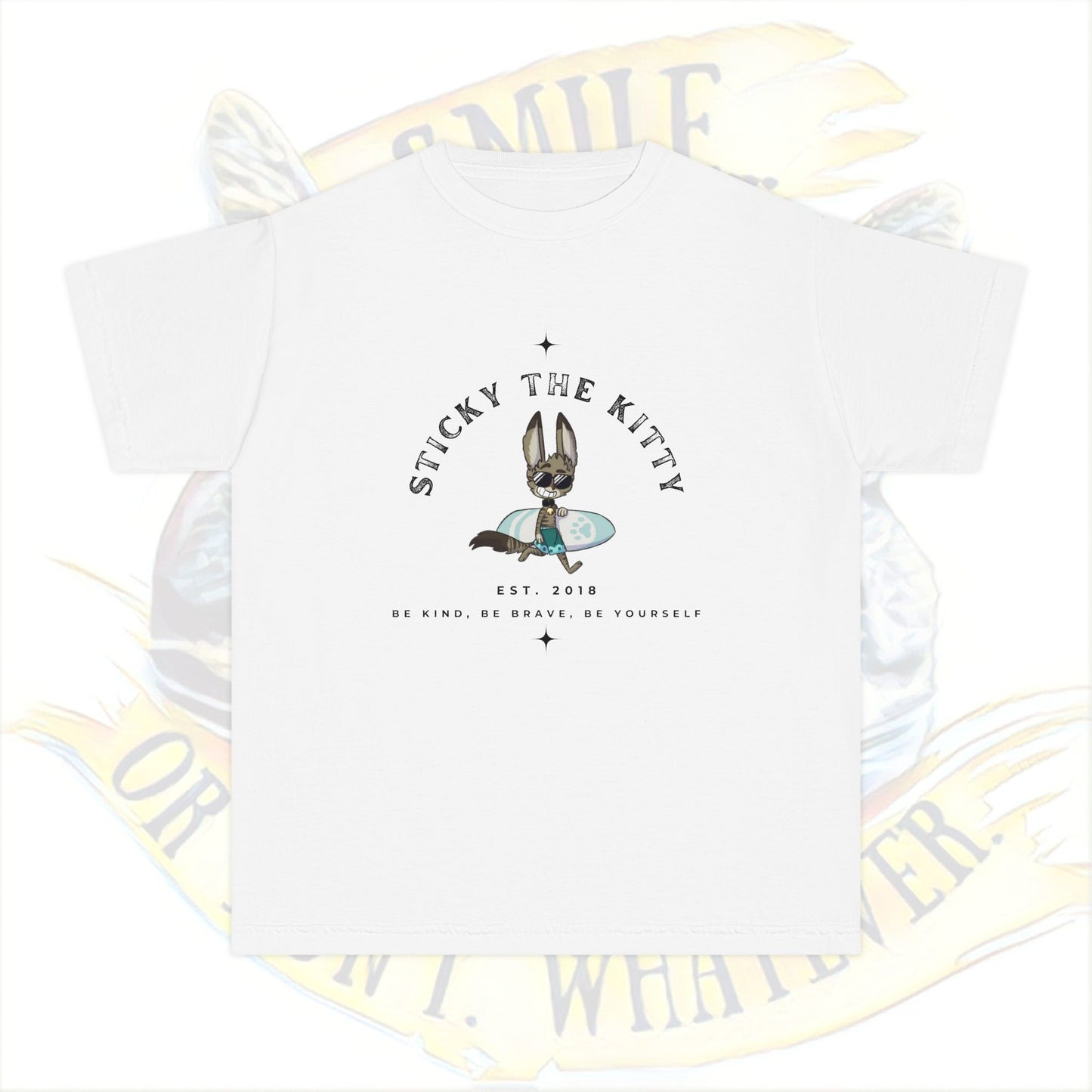 Sticky the Kitty Est. 2018 Youth Tee