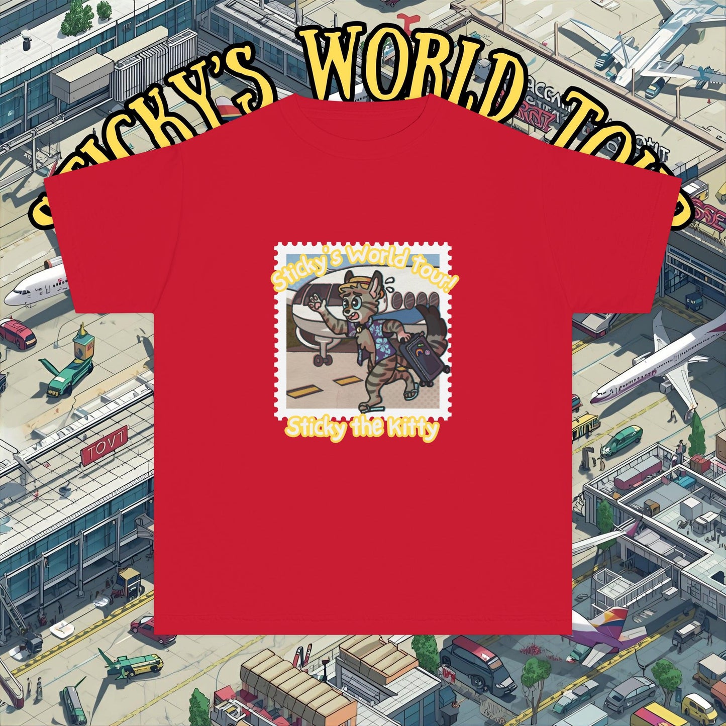 Sticky's Airport Adventure Tee - Youth SUPER COMFY tee
