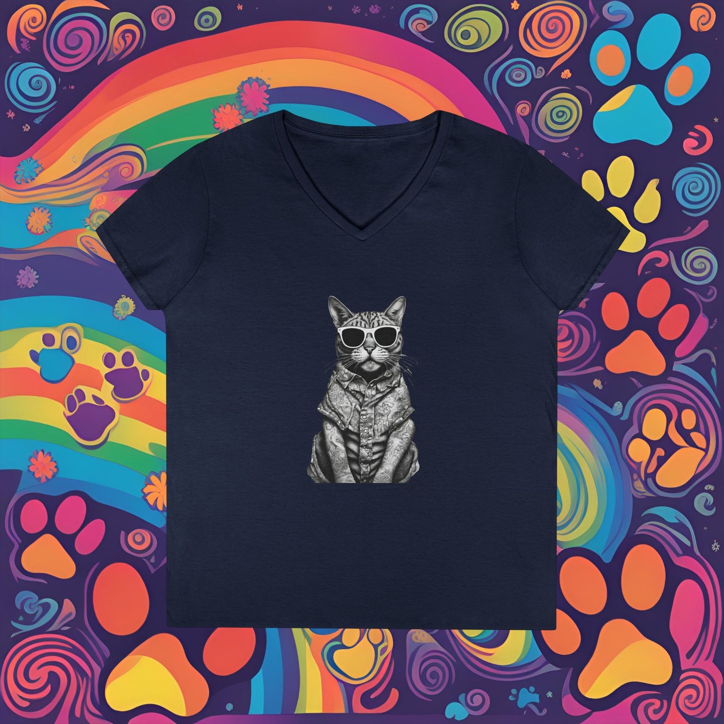 Sticky Coloring Book Design #5 - V-Neck