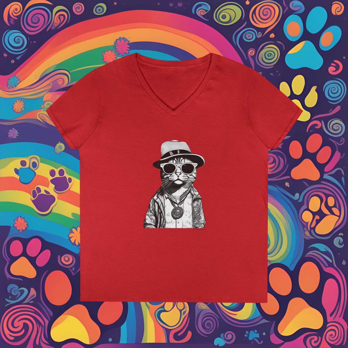 Sticky Coloring Book Design #4 - V-Neck