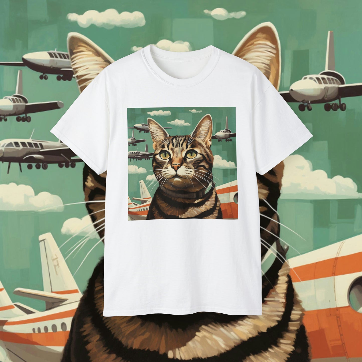 Sticky Travel Poster Tee 1 - Unisex Ultra Soft Cotton Tee