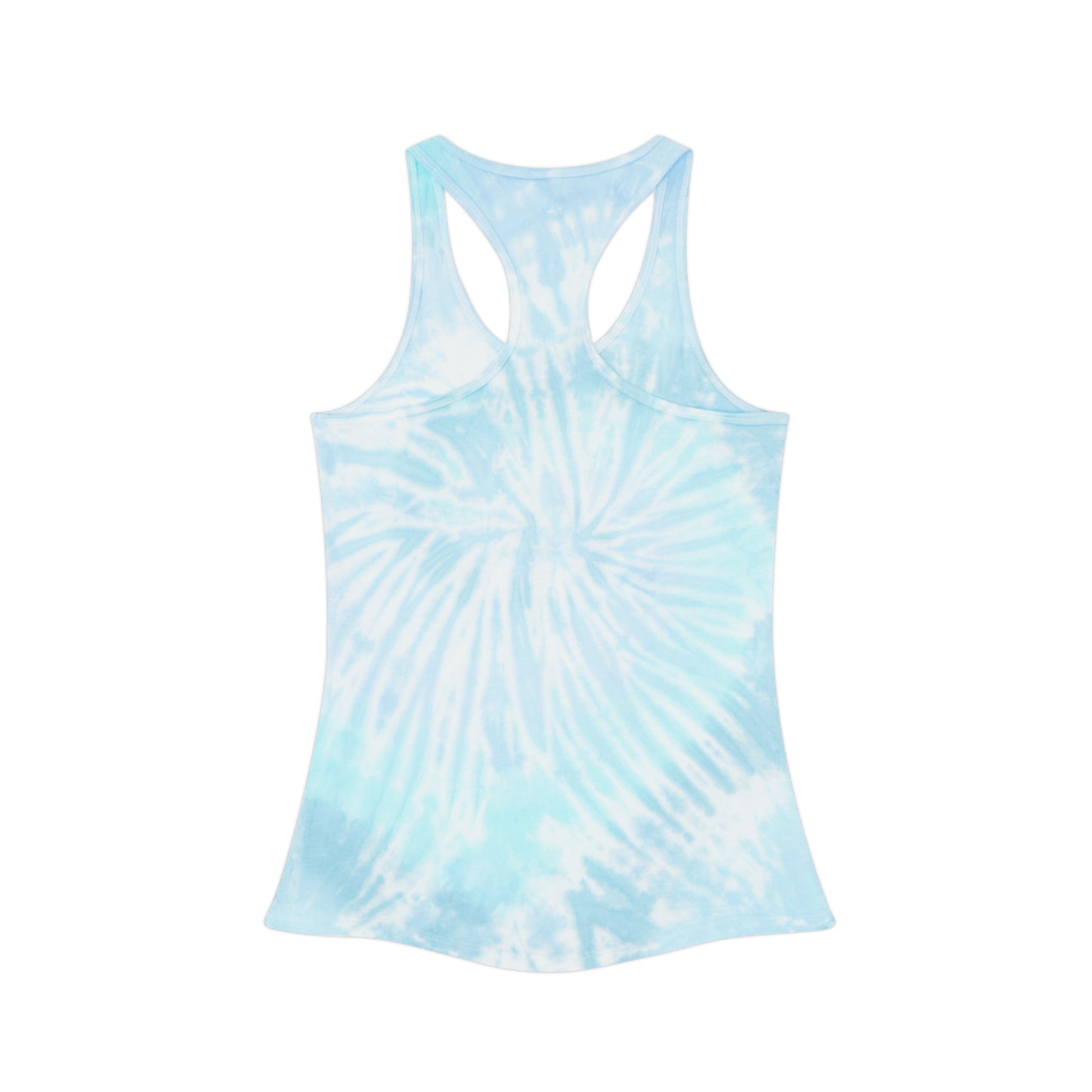 Peace Flower Sticky - Galaxy - Tie Dye Racerback Tank Top
