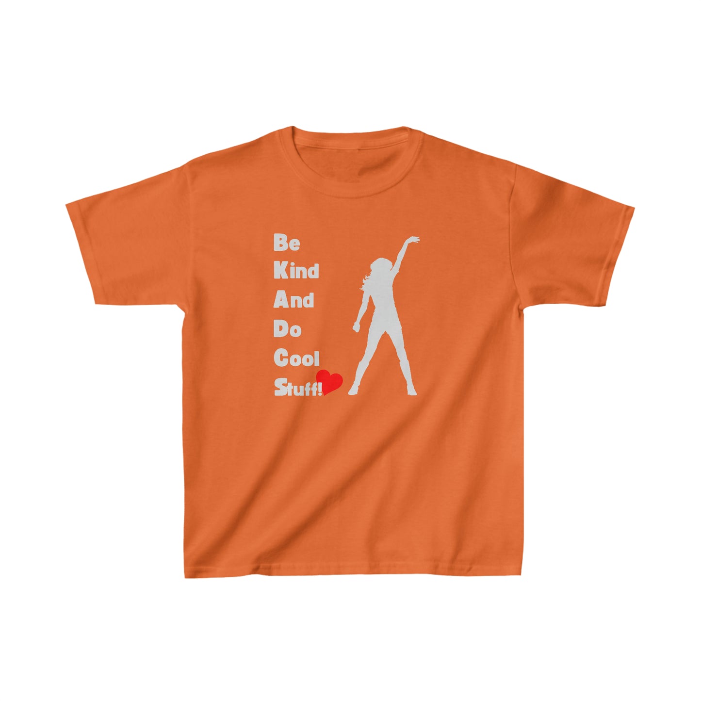 Be Kind And Do Cool Stuff - Cool Girl - Kids Heavy Cotton™ Tee