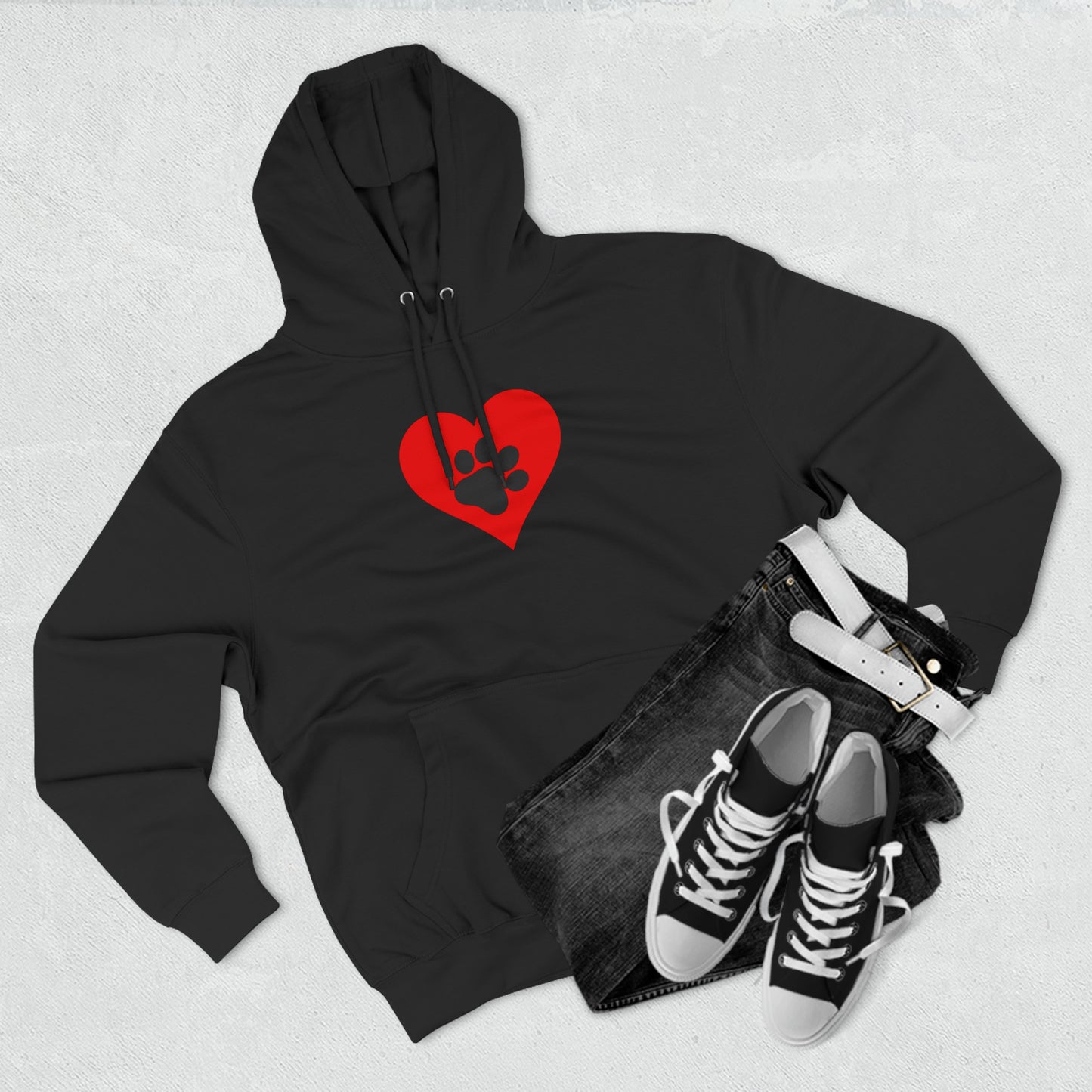 Just A Heart Unisex Super Soft Pullover Hoodie