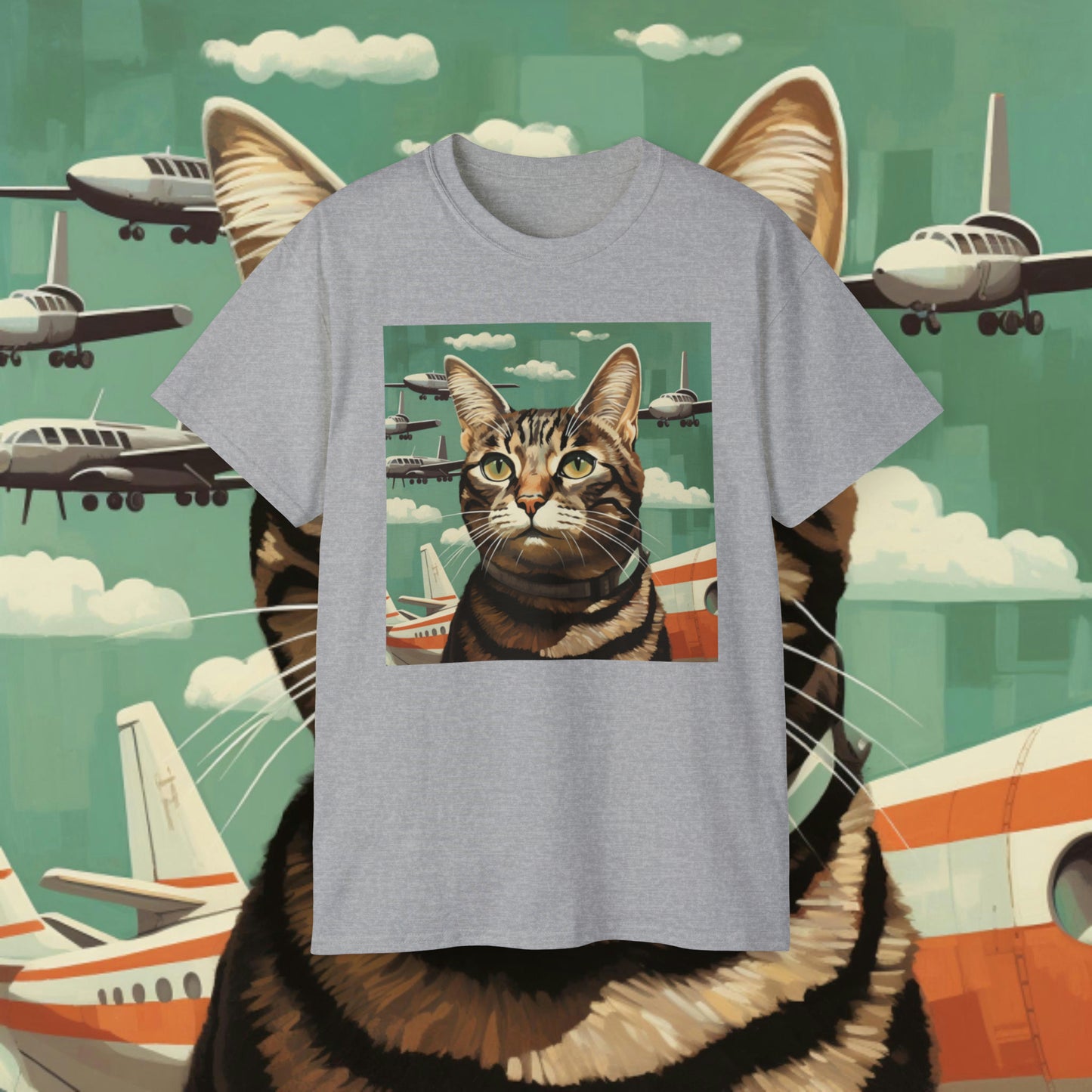 Sticky Travel Poster Tee 1 - Unisex Ultra Soft Cotton Tee