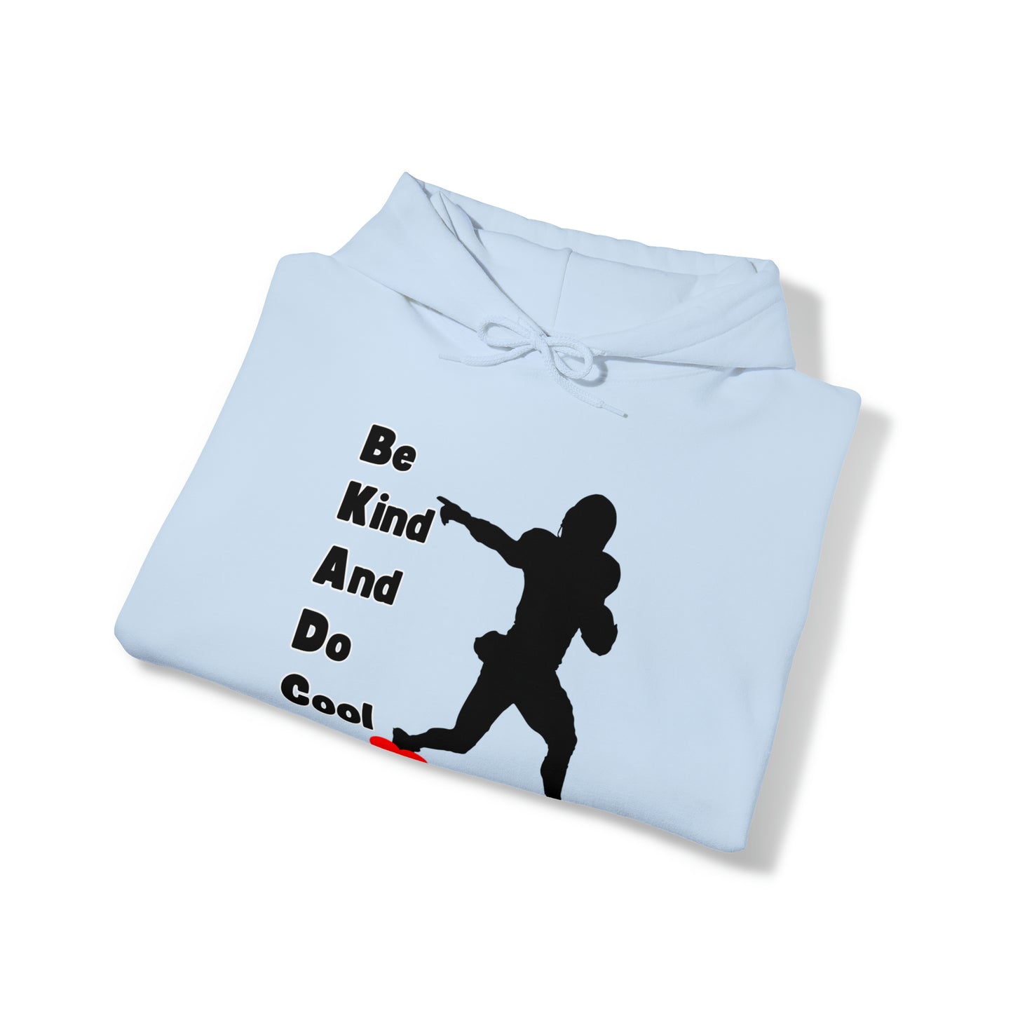 Be Kind And Do Cool Stuff - Football - Unisex Heavy Blend™ Hooded Sweatshirt