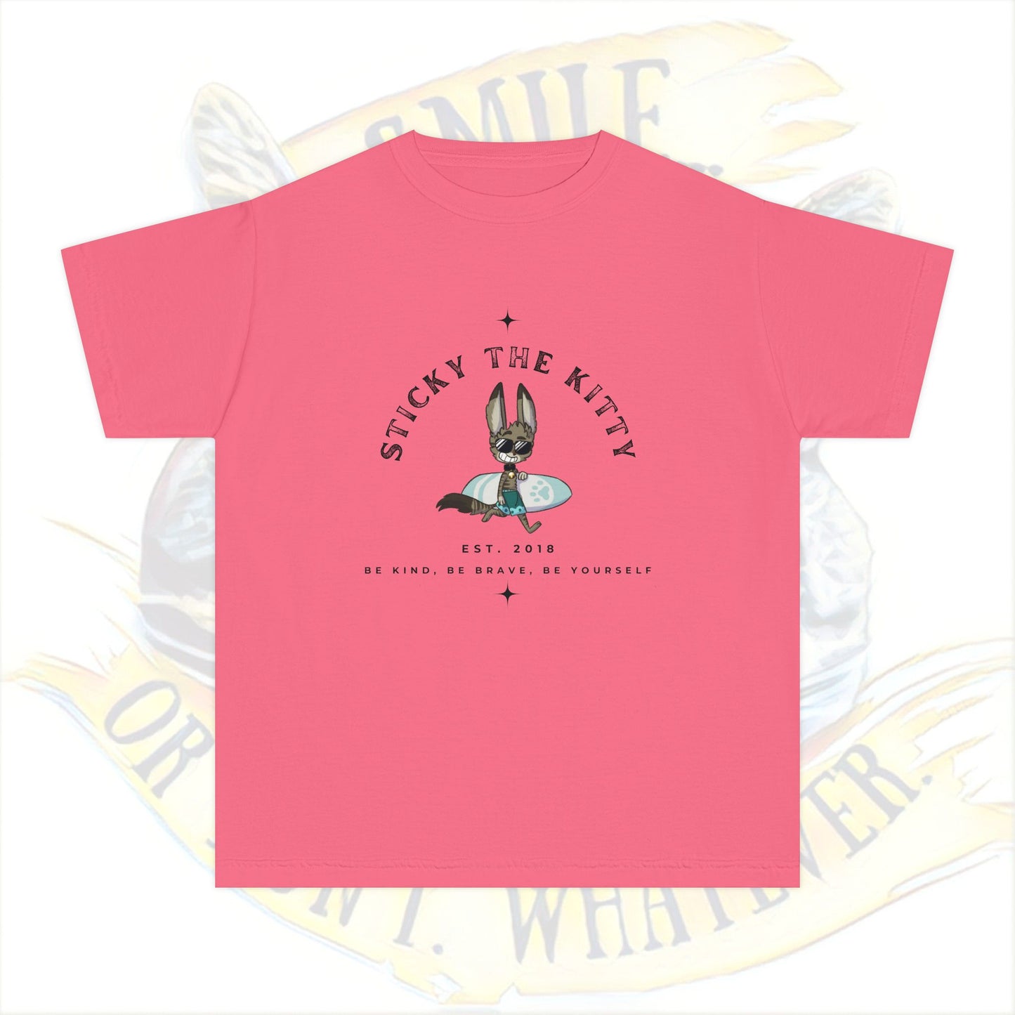 Sticky the Kitty Est. 2018 Youth Tee