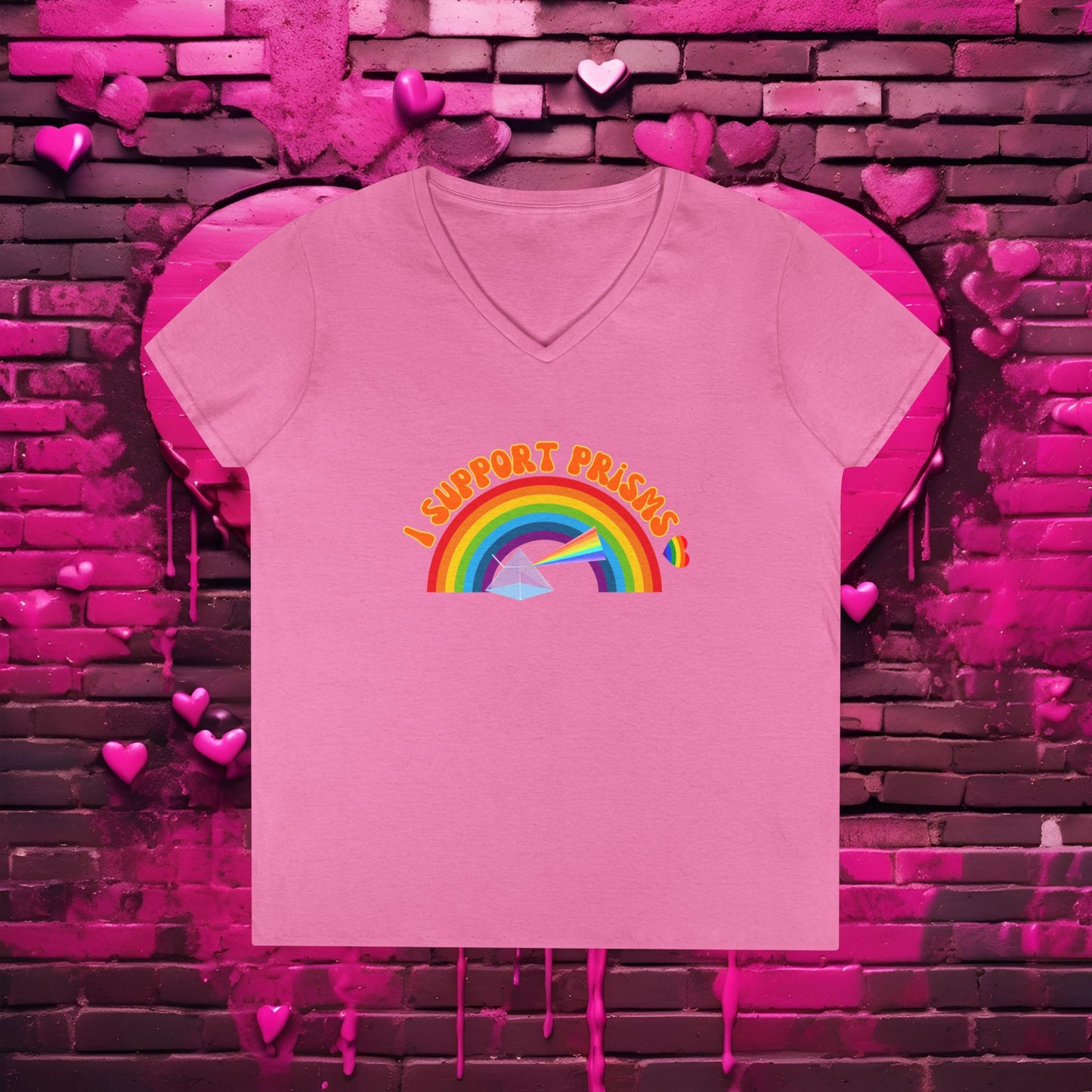 I Support Prism's - Science V-Neck T-Shirt :)