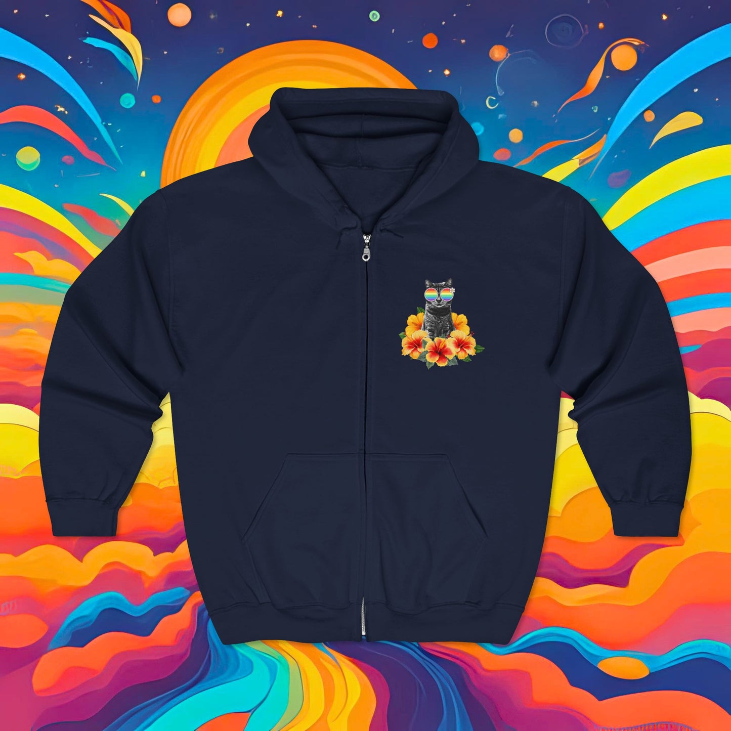 Hula Sticky Hibiscus SUPER COMFY Women's Hoodie