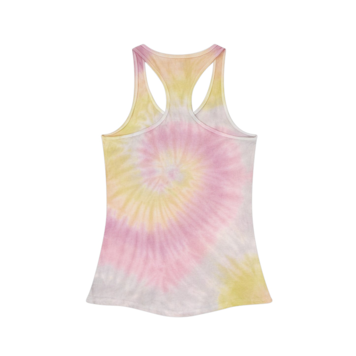 Peace Flower Sticky - Galaxy - Tie Dye Racerback Tank Top