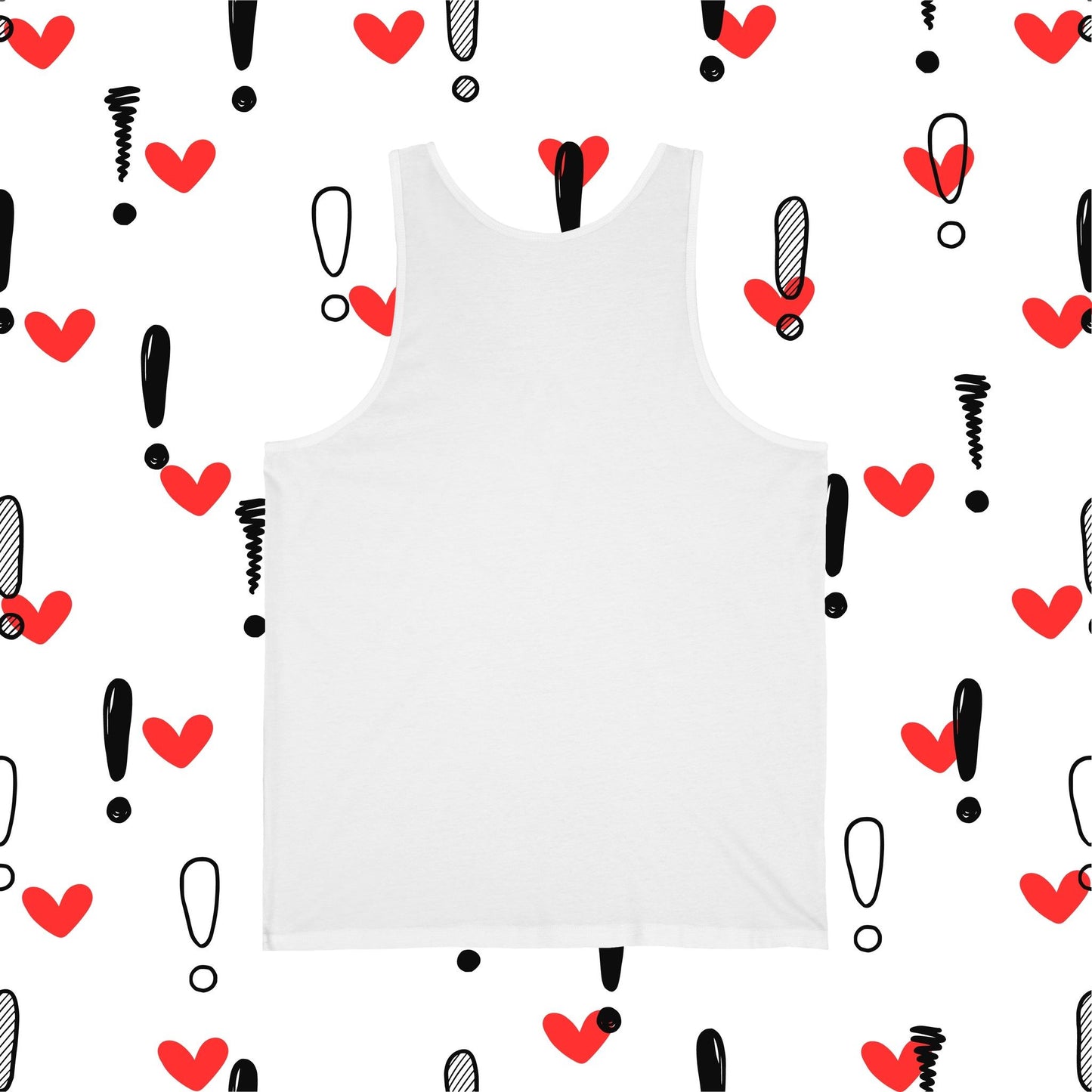 Are you being nice today? Peace Sign - Real Fit Unisex Jersey Tank