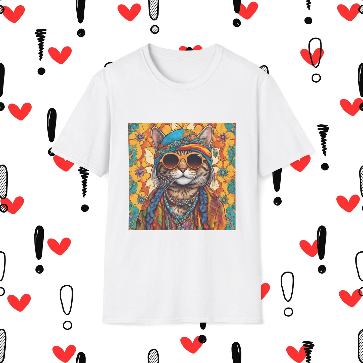 I Love You, Sticky Super comfy Cotton T-Shirt - Unisex Softstyle Tee