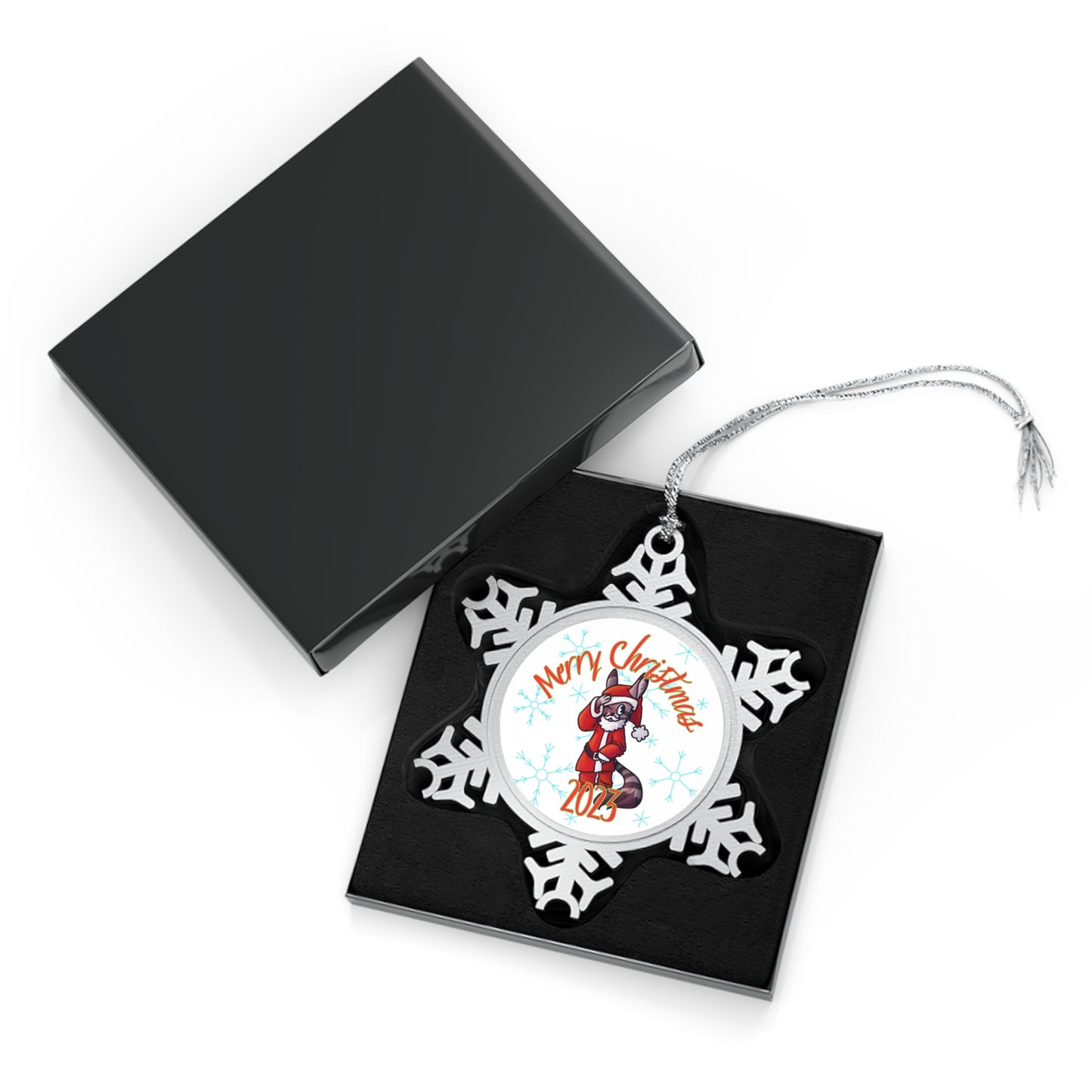 Sticky Christmas 2023 Pewter Snowflake Ornament