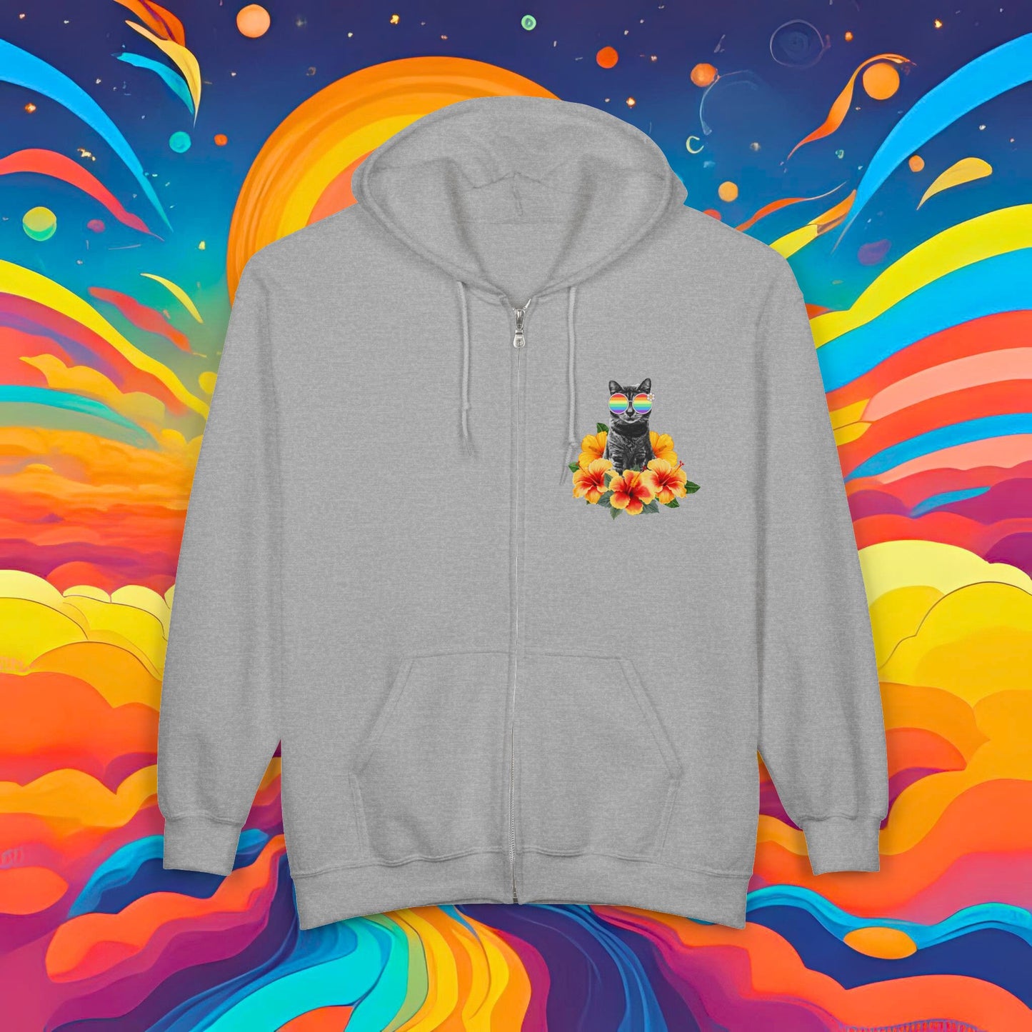 Hula Sticky Hibiscus SUPER COMFY Women's Hoodie