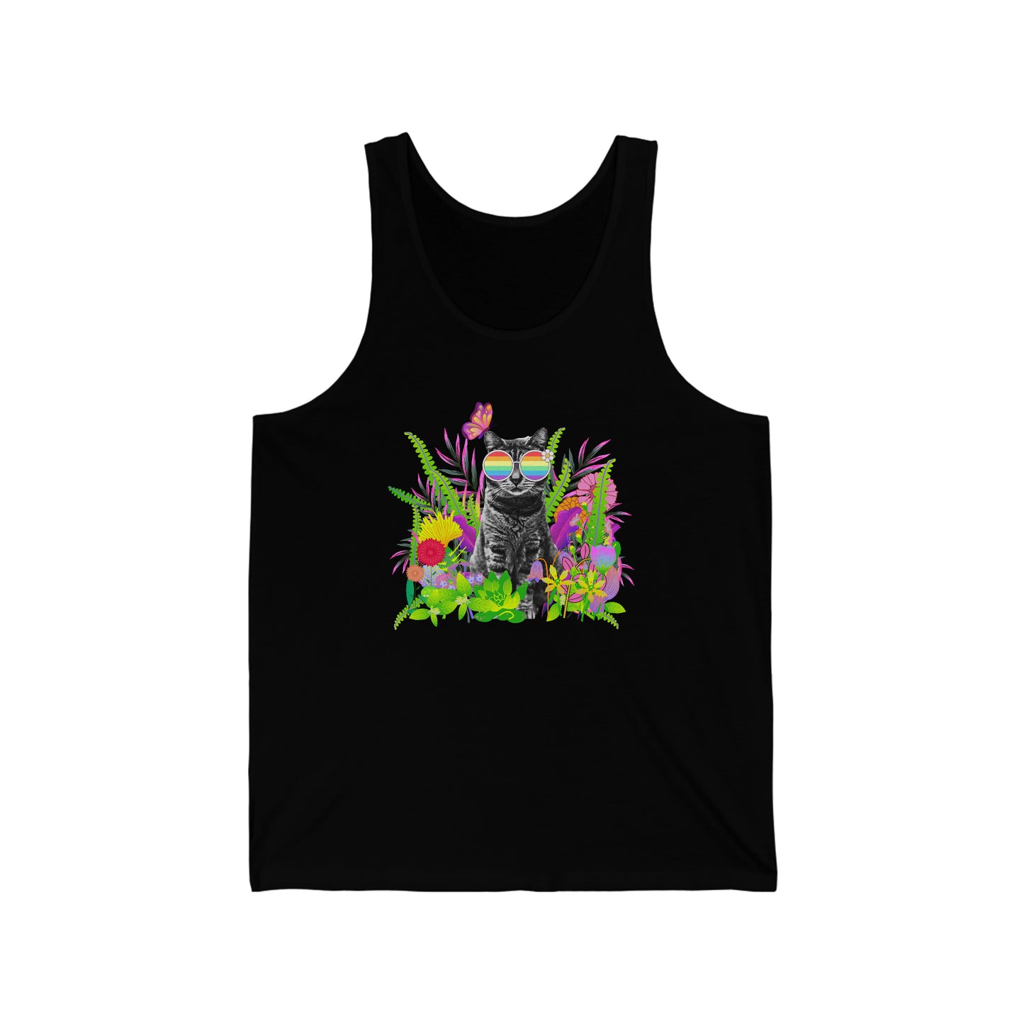 Painted Jungle Sticky Unisex Jersey Tank