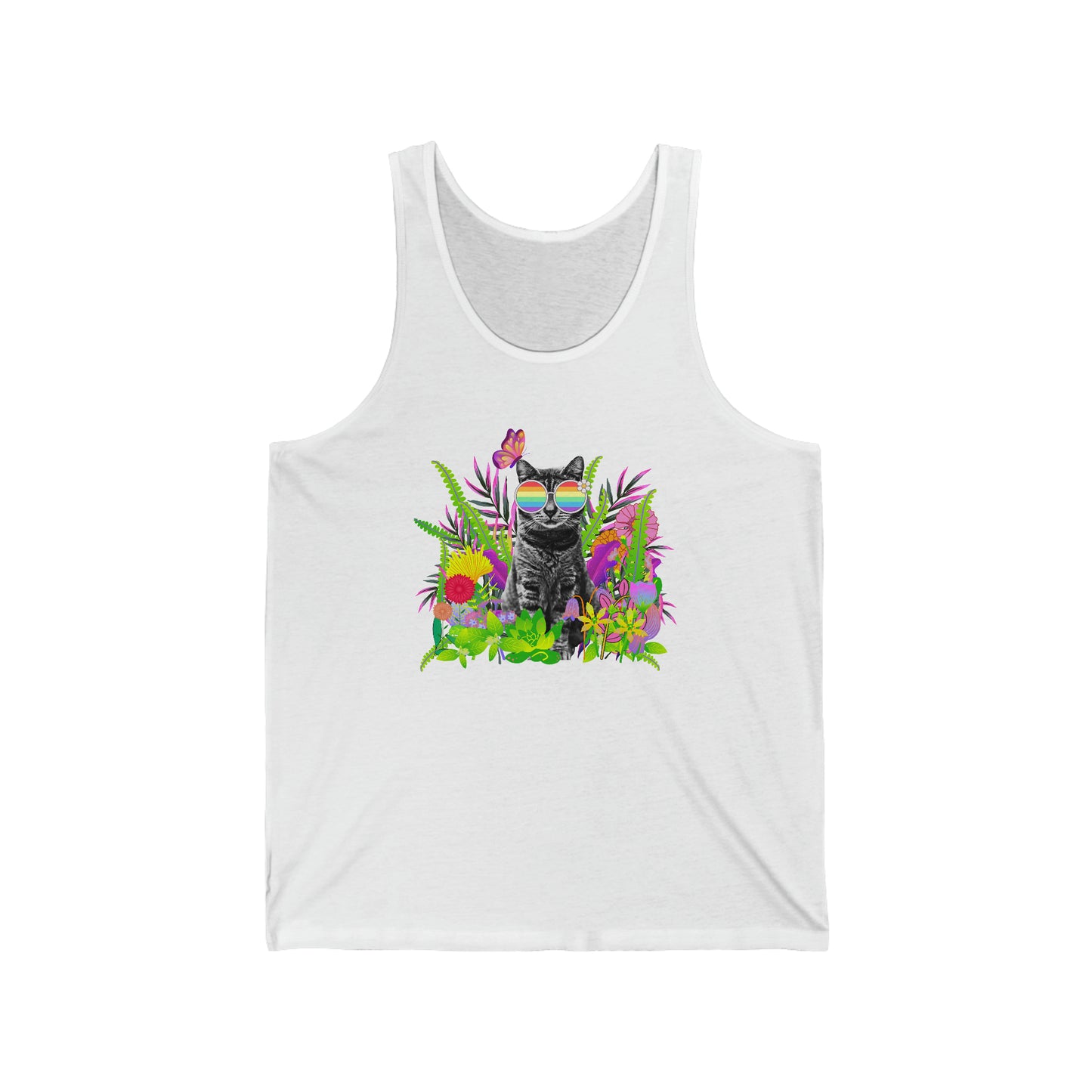 Painted Jungle Sticky Unisex Jersey Tank