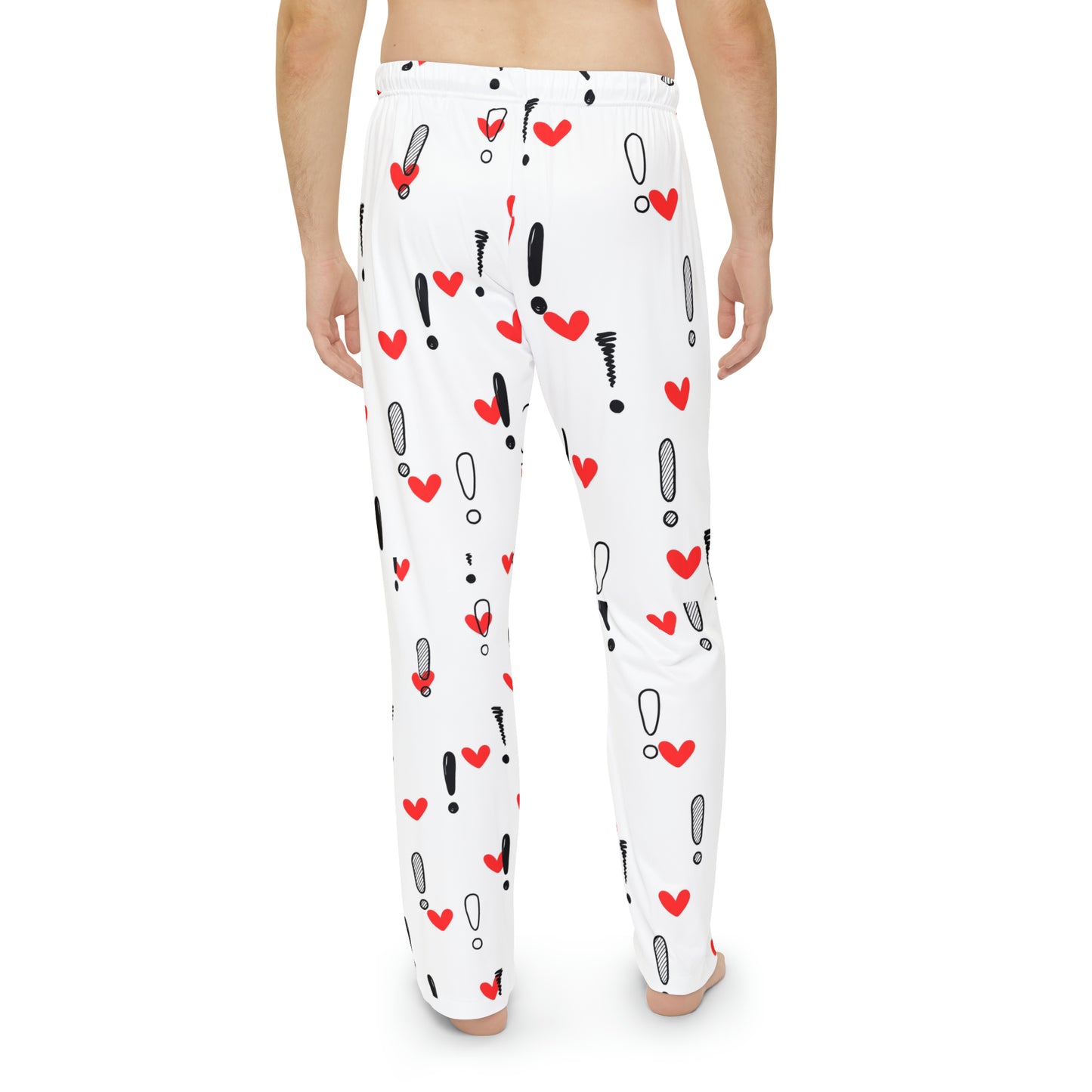 Love Real Hard! - Men's Pajama Pants (AOP)