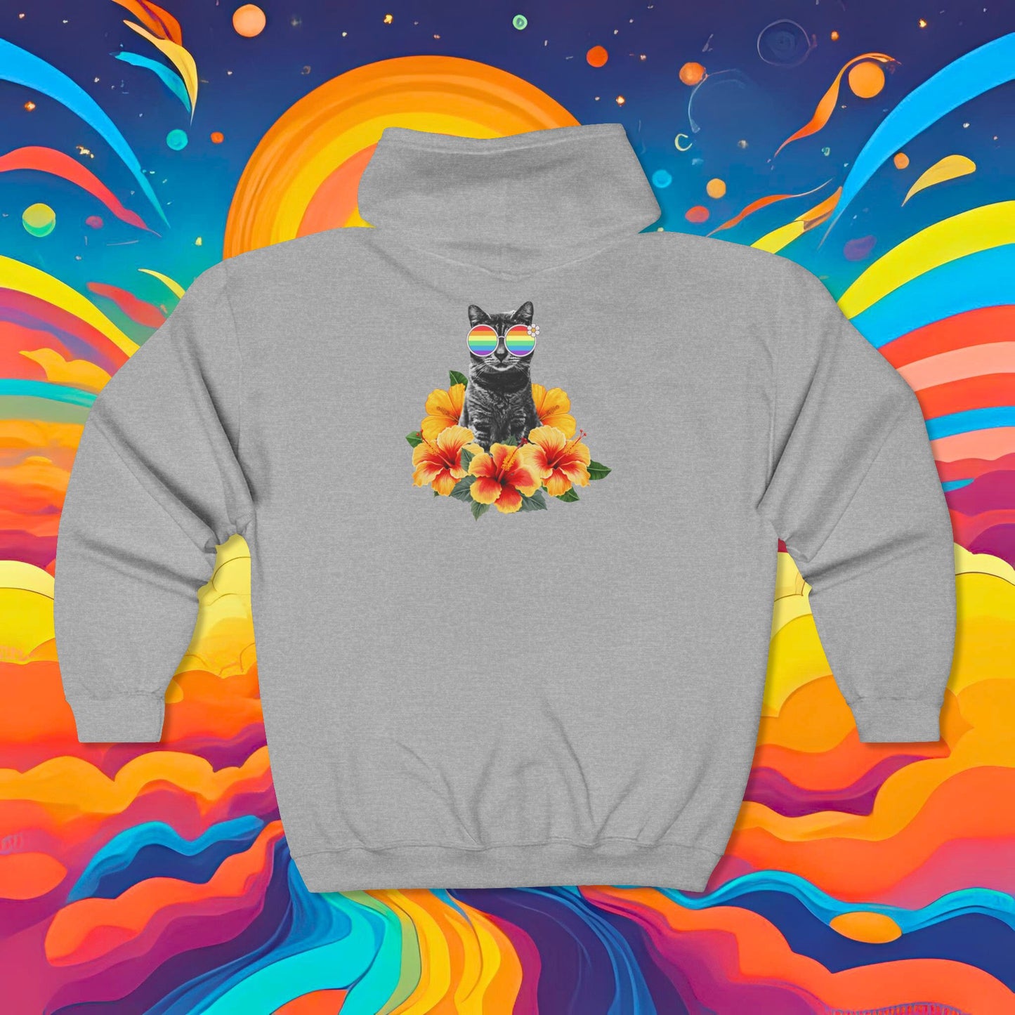 Hula Sticky Hibiscus SUPER COMFY Women's Hoodie