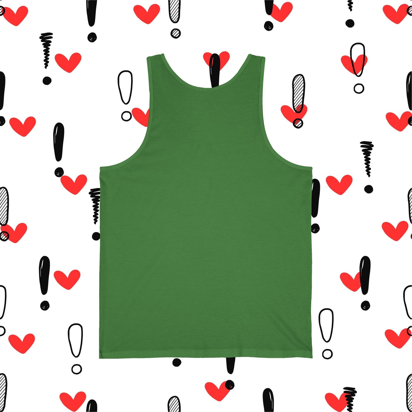 Are you being nice today? Peace Sign - Real Fit Unisex Jersey Tank
