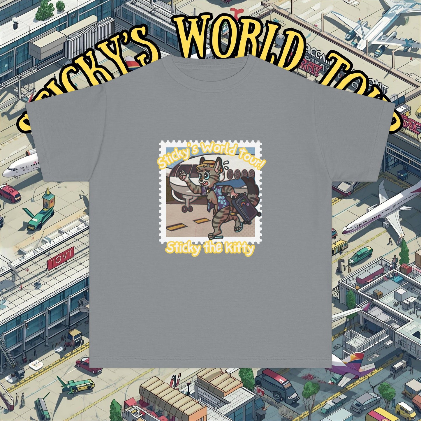 Sticky's Airport Adventure Tee - Youth SUPER COMFY tee