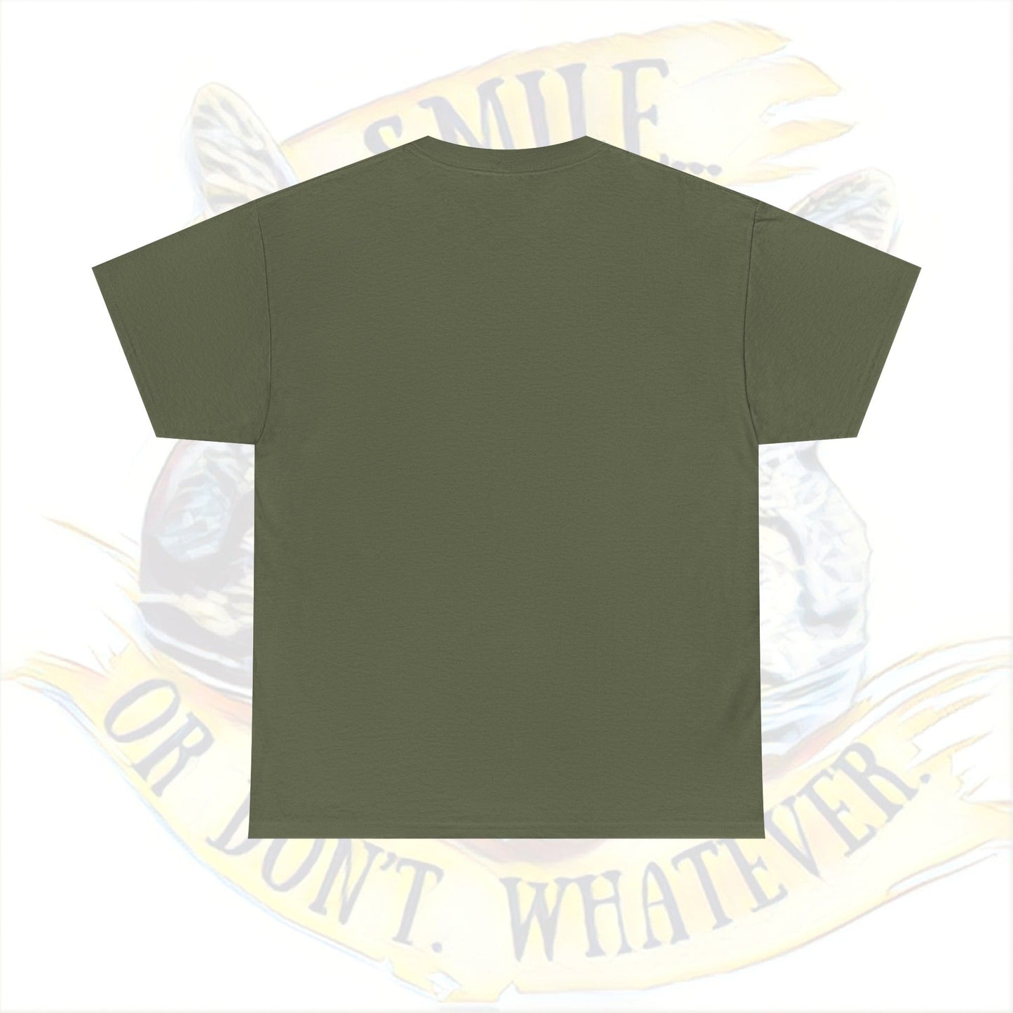 Smile... or Don't - Super soft 100% Cotton Tee (no arm or side seams for our touch sensitive friends)