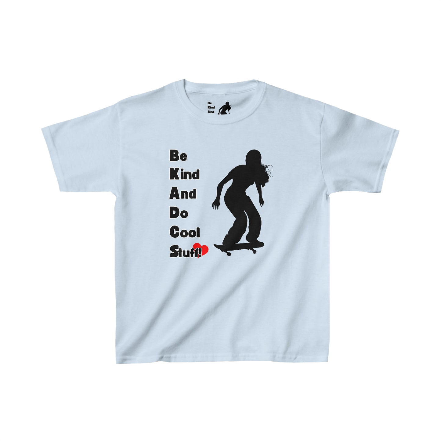BKADCS Skater Girl Kids Heavy Cotton™ Tee