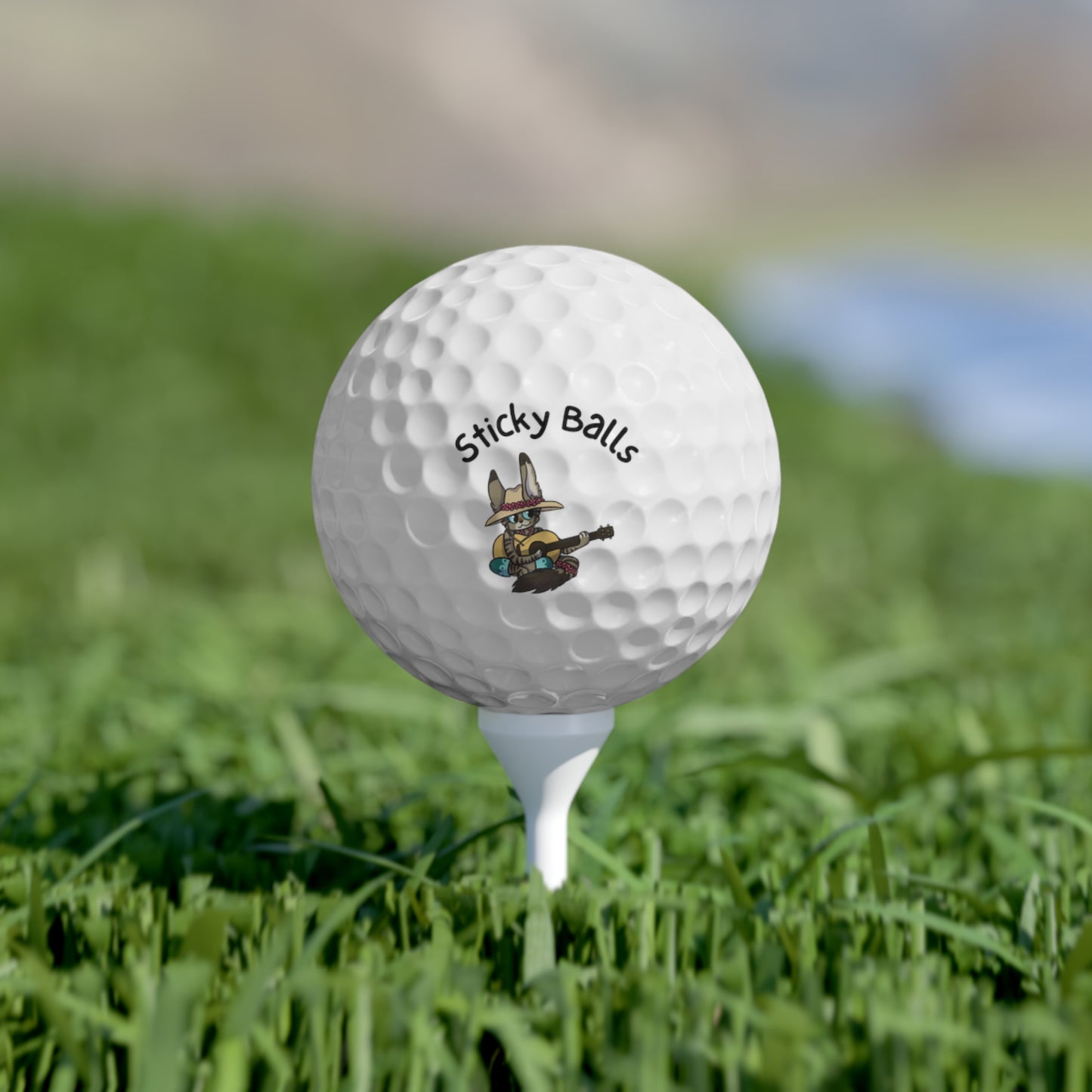 Sticky Balls - Hula Sticky Golf Balls, 6pcs