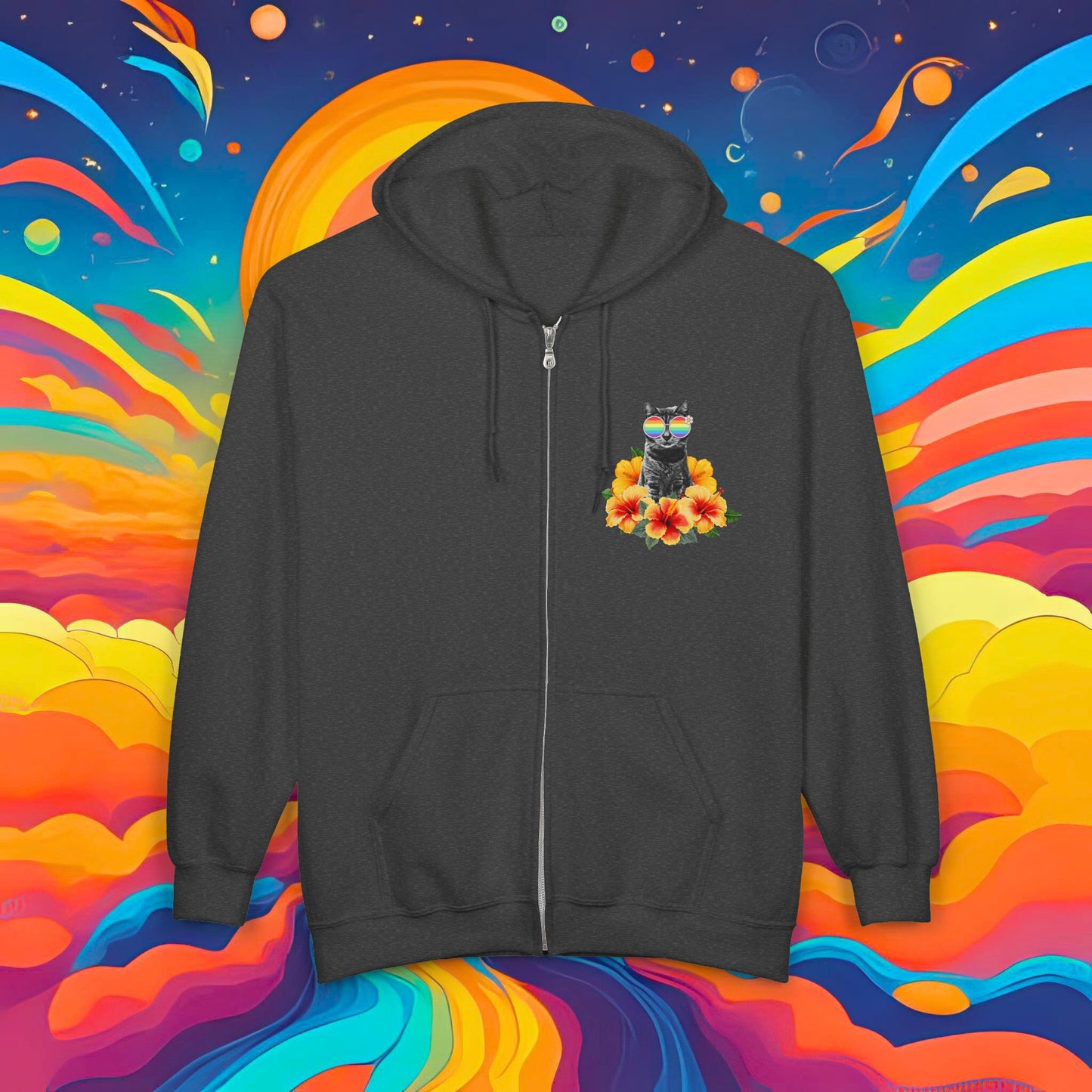 Hula Sticky Hibiscus SUPER COMFY Women's Hoodie