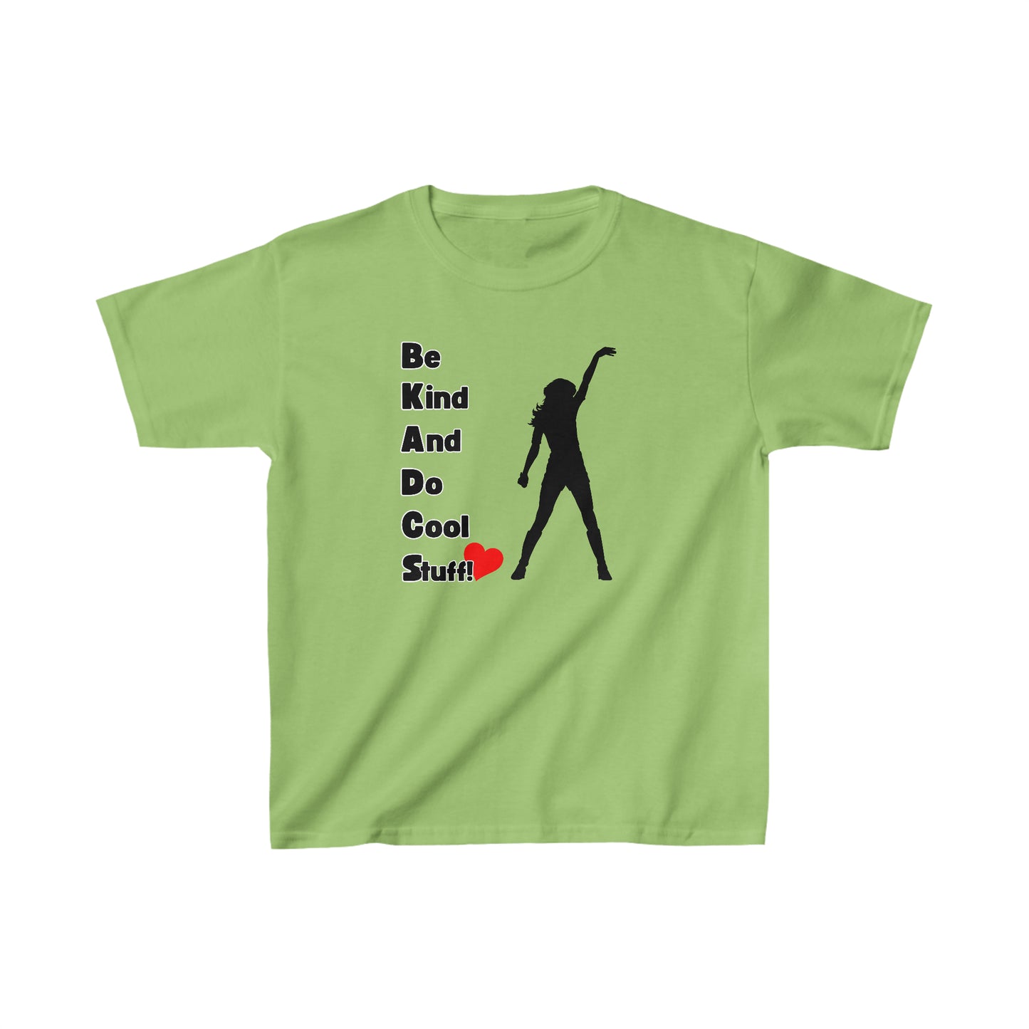 Be Kind And Do Cool Stuff - Cool Girl - Kids Heavy Cotton™ Tee