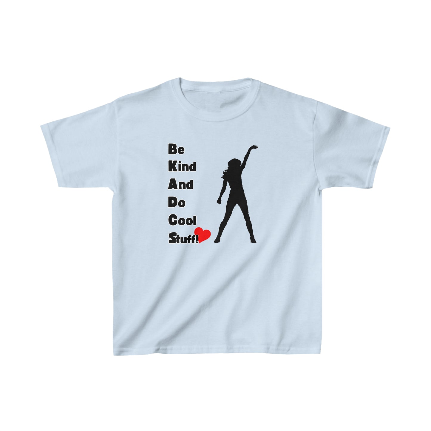 Be Kind And Do Cool Stuff - Cool Girl - Kids Heavy Cotton™ Tee