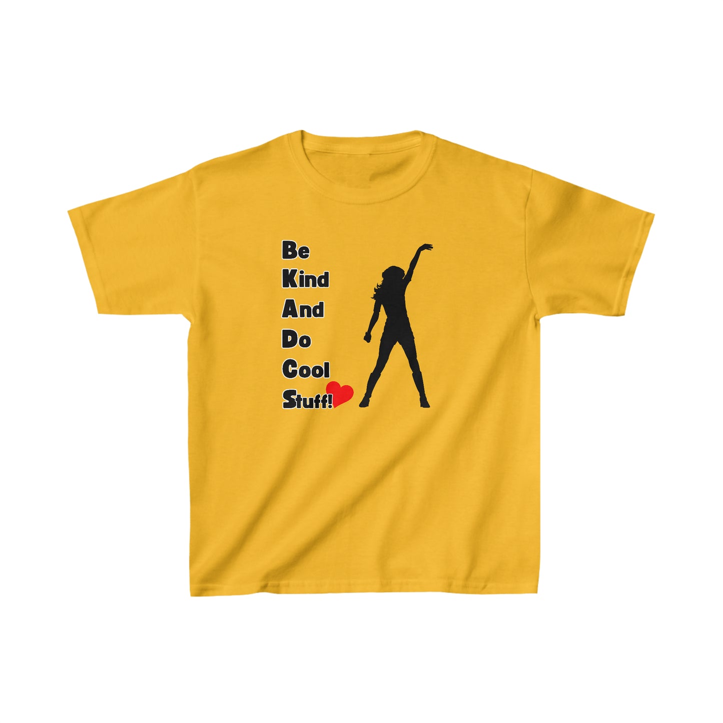 Be Kind And Do Cool Stuff - Cool Girl - Kids Heavy Cotton™ Tee