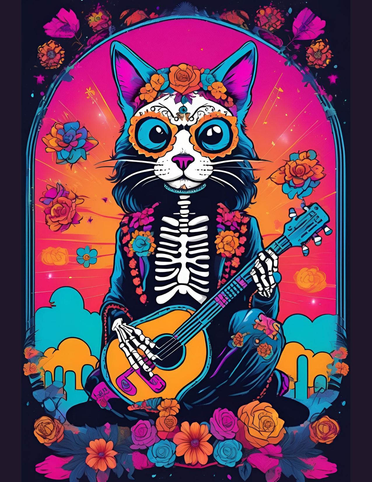 The 'Dia de los Muertos Series - Postcards