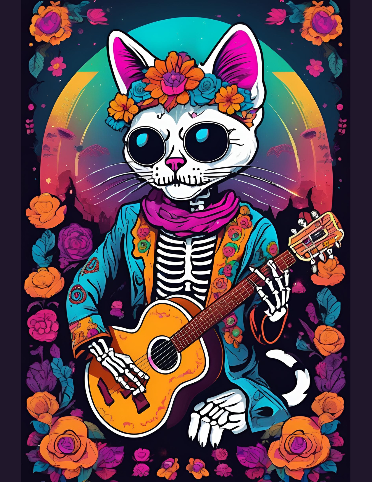 The 'Dia de los Muertos Series - Postcards