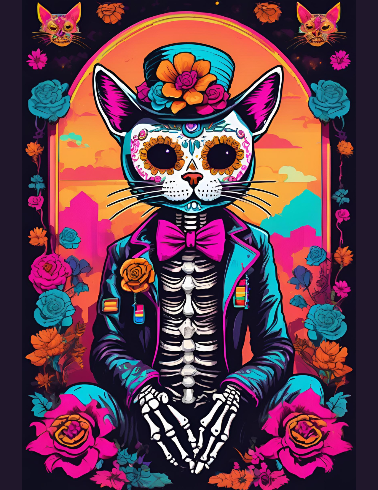 The 'Dia de los Muertos Series - Postcards
