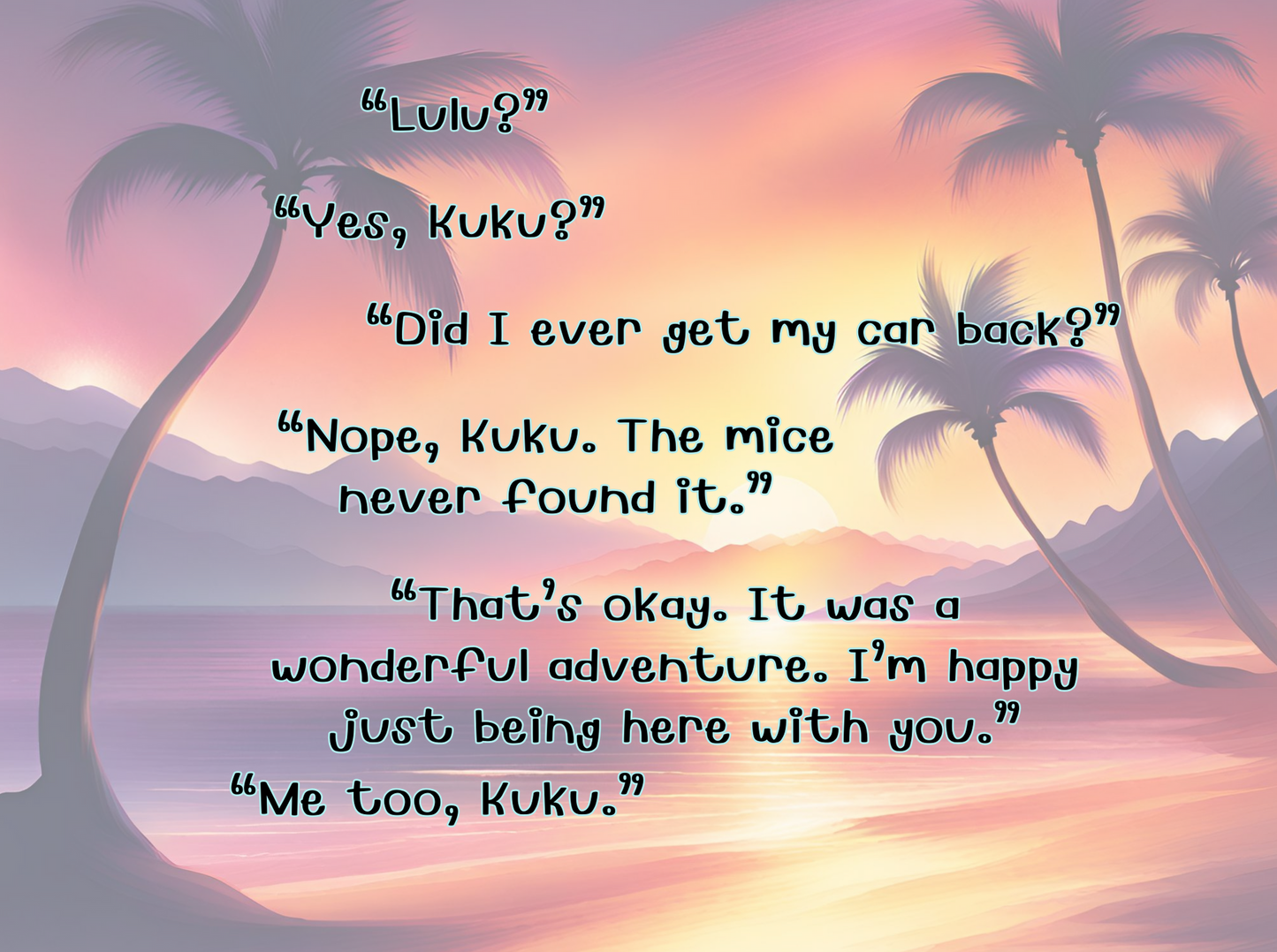 Kuku, What if...? What if a dog stole your car? But what if a French speaking kangaroo stared at you... in French? But what if a 4 year old let you into her imagination?