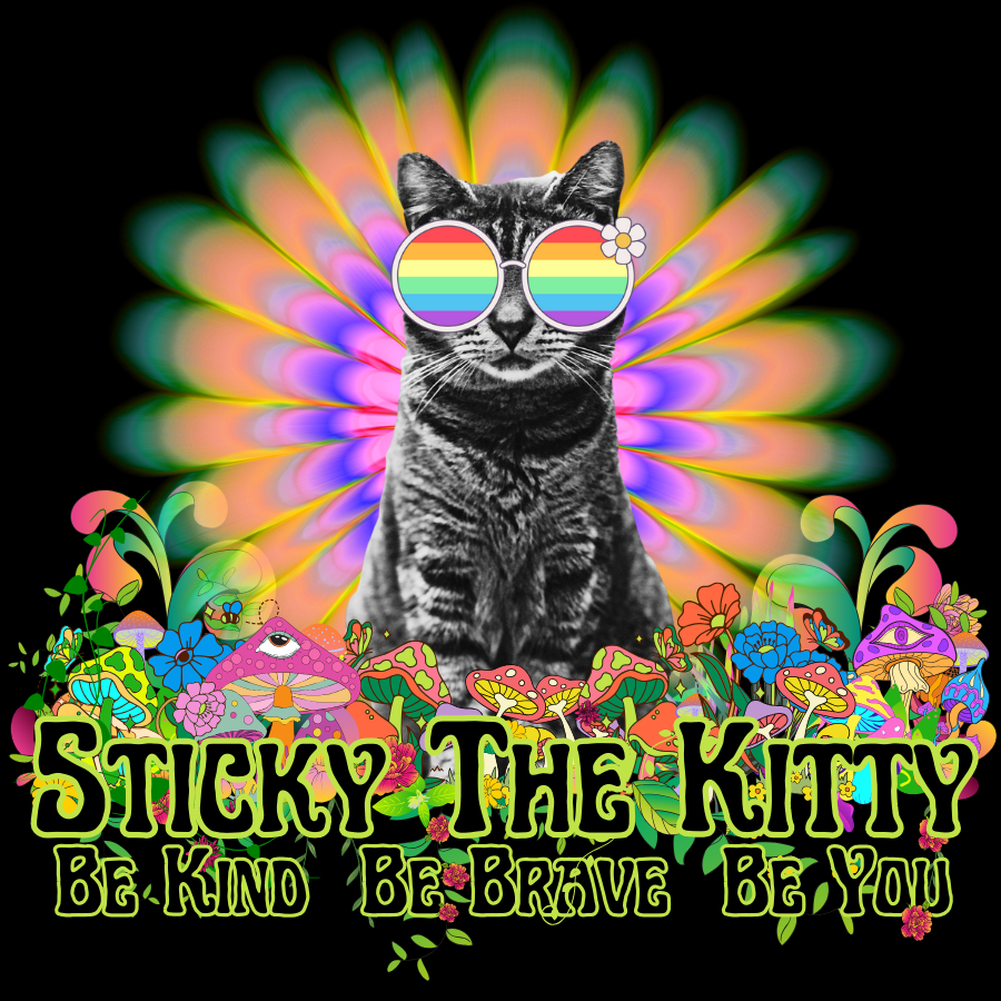 Be Kind Be Brave Be You - 3" Die Cut Sticker
