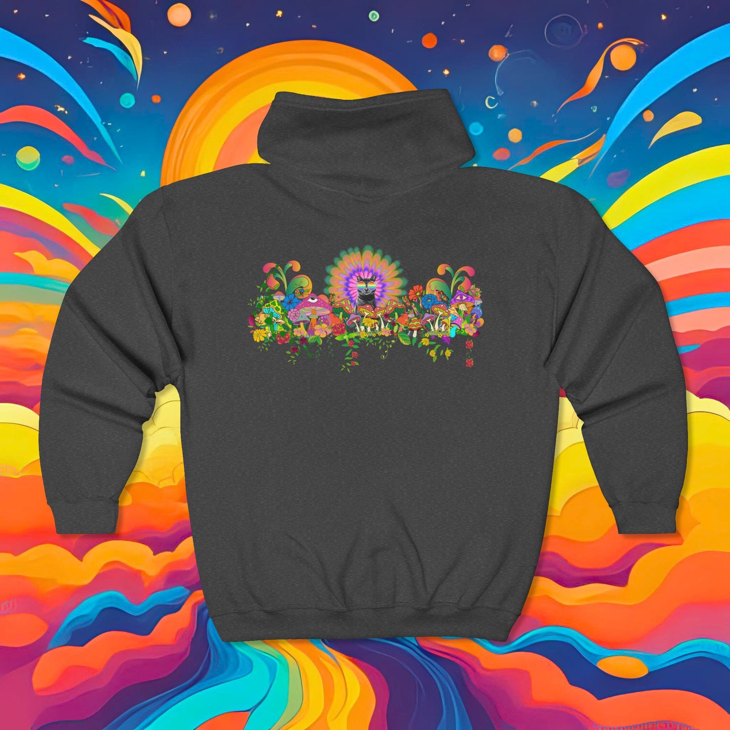Sticky in Bloom - SUPER COMFY Full Zip Hoodie