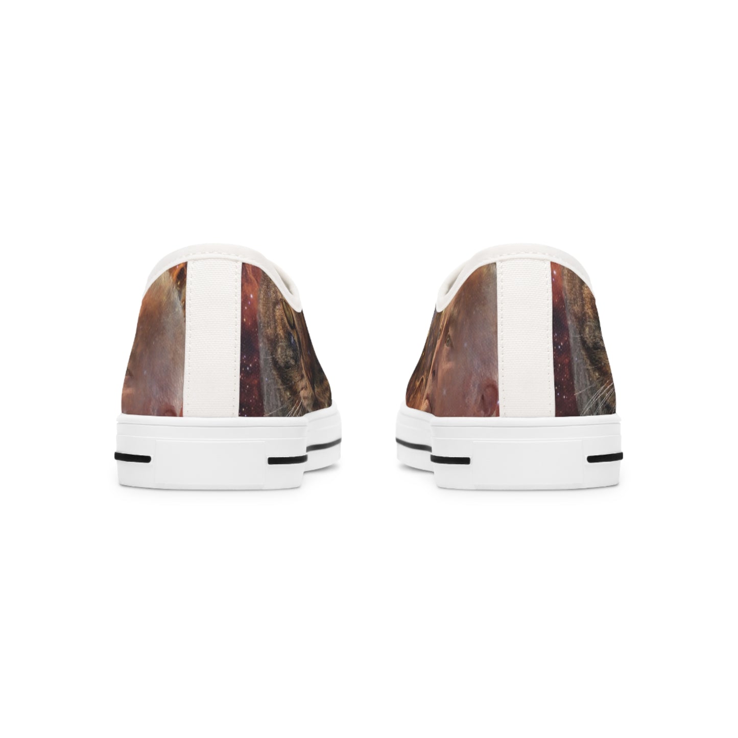 Chuck Loves Sticky Galaxy Portrait, Sticky Foundation Women's Low Top Sneakers